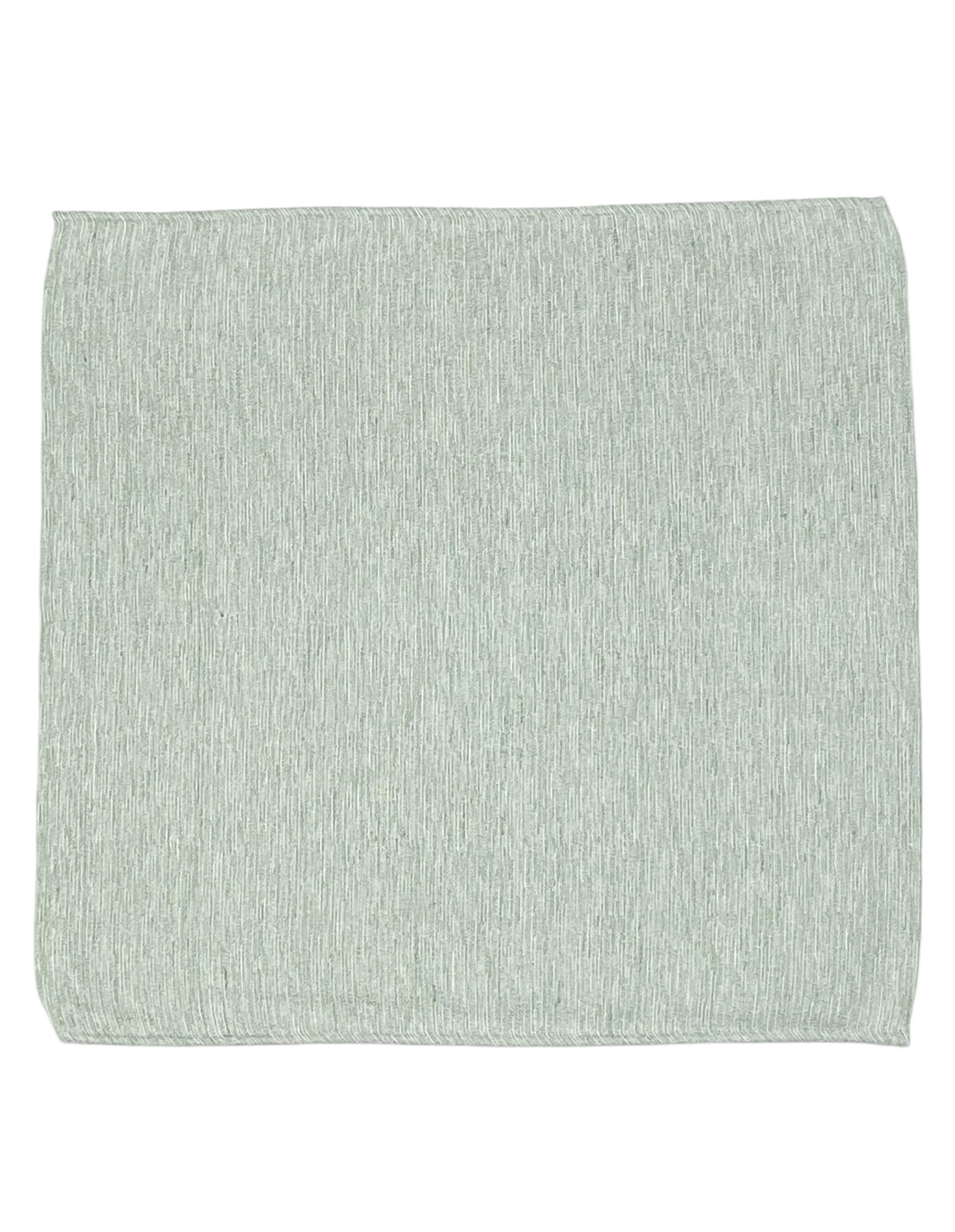 DÉCLIC Palermo Pocket Square - Green Silk Handkerchief for Men | Elegant Fashion Accessory for Weddings, Business & Formal Events