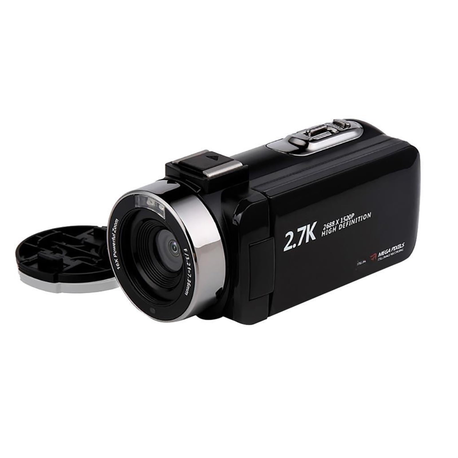 2.7K HD Video Camera with LCD Screen - Perfect for Kids & Beginners