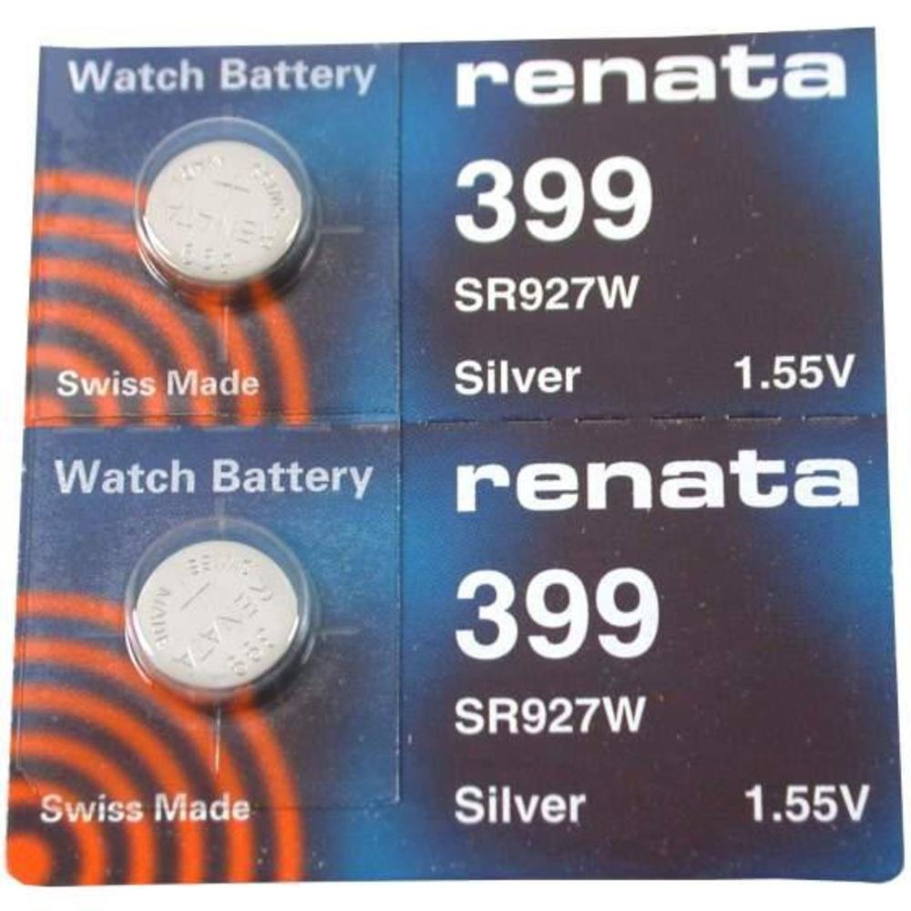 Renata Watch Batteries - 2 Pack SR621SW Silver Oxide Button Cell Batteries for Watches, Calculators & Small Electronics - Long Lasting & Reliable Power Solution