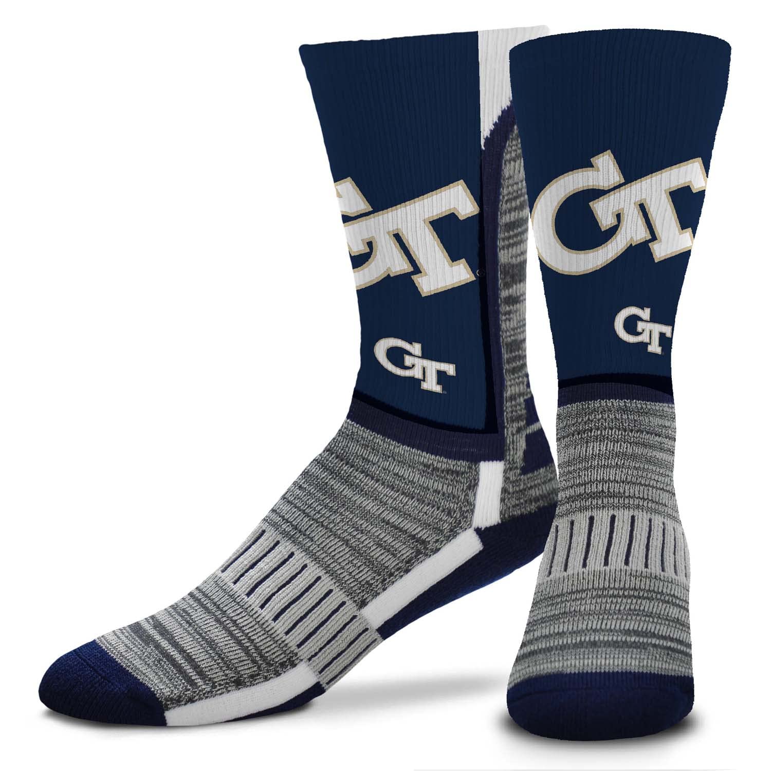 Official College Logo Crew Socks for Men & Women - Comfortable University & State Team Socks - Perfect for Gameday, Alumni Events & School Spirit Wear