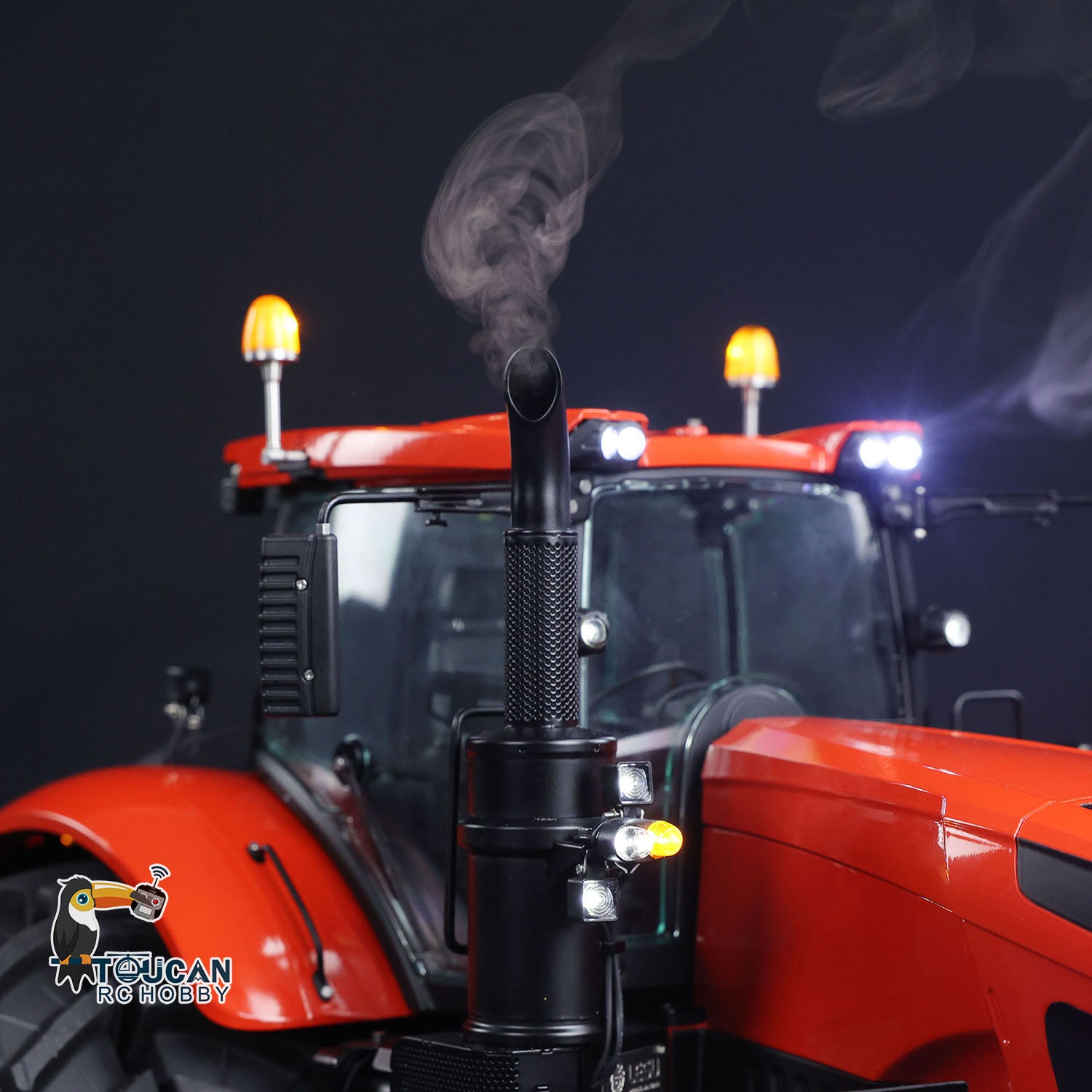 1/14 Scale LESU 4x4 RC Hydraulic Tractor Truck - 90% Metal Construction, RTR with PL18EV Lite Radio, Realistic Smoke & Sound Effects - Perfect for Farm Simulation, Off-Road Play and RC Hobby Enthusiasts