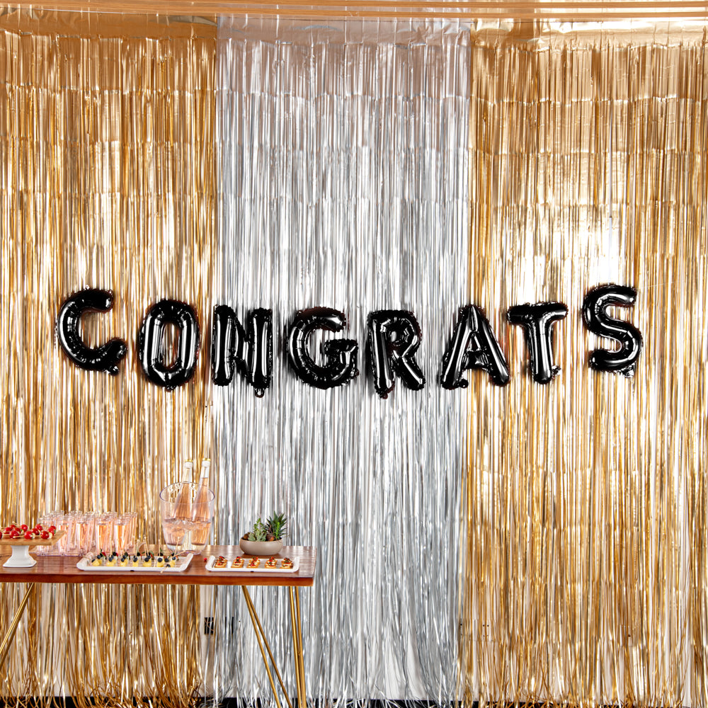 Balloonify Black Mylar Letter G Balloon - 16 Inch Large Foil Alphabet Balloon for Birthday Party Decorations (1 Count) - Perfect for Graduation, Baby Shower & Anniversary Celebrations