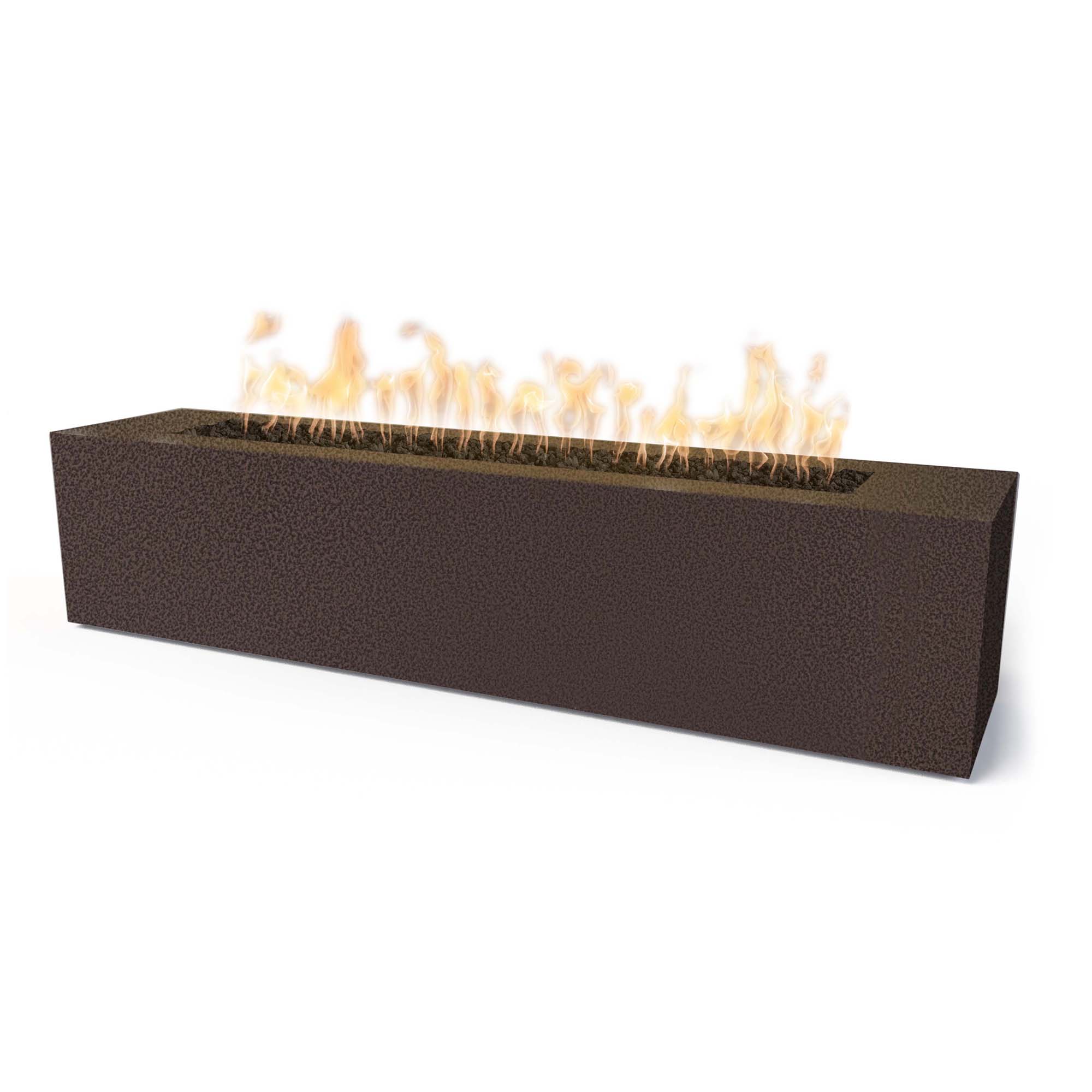 Powder Coated Linear Outdoor Fire Pit - Modern & Durable Backyard Fireplace for Patio, Garden, and Camping - Perfect for Gatherings & Relaxation