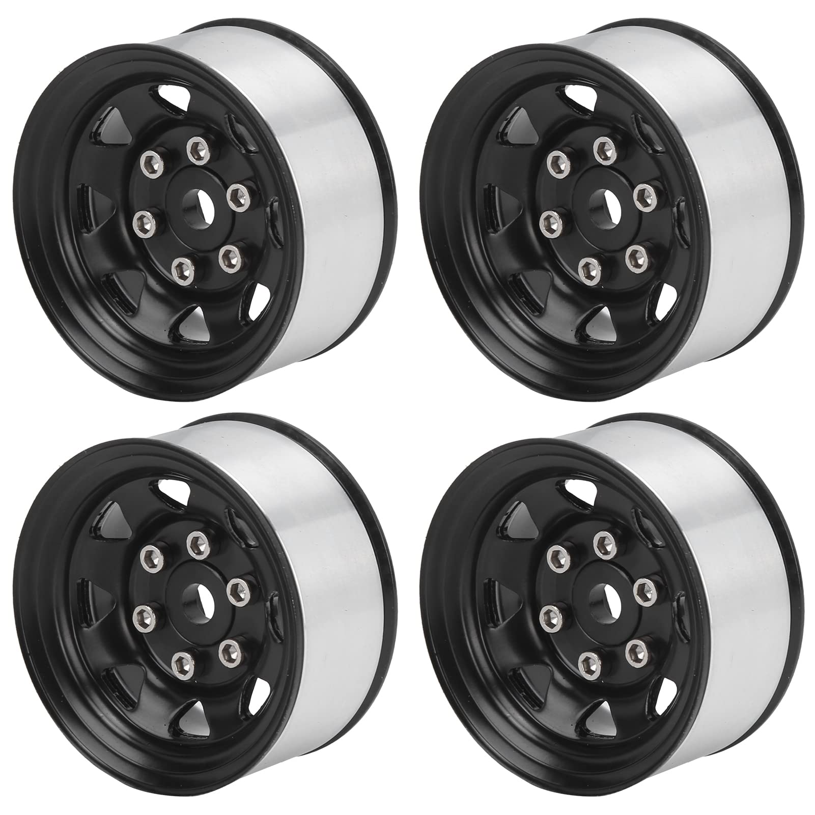 High-Quality Zinc Alloy RC Beadlock Wheel Rim Hub for Axial AX90069 Crawlers - Small Size Off-Road Accessories for RC Car Enthusiasts | Perfect for Rock Crawling & Trail Adventures