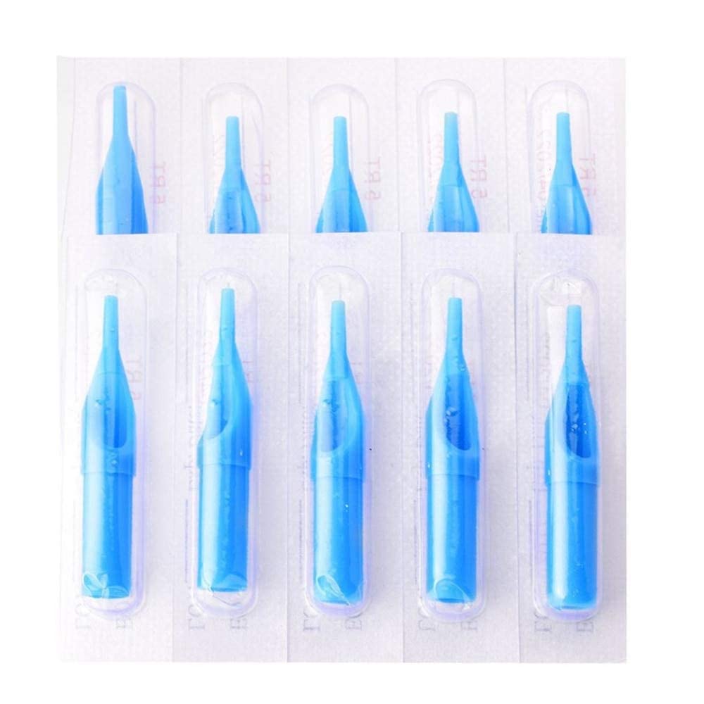 Ubersweet® 50Pcs 9Rt Round Tattoo Needles - Sterilized Disposable Nozzle Tips for Professional Body Art & Tattoo Supplies - Perfect for Tattoo Artists, Shading, Coloring and Lining Work