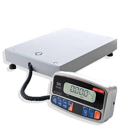 TORREY SR 50/100 Electronic Digital Shipping Scale - 100 lb Capacity with Large LCD Backlit Display - Perfect for USPS, UPS, FedEx Packages & E-commerce Shipping
