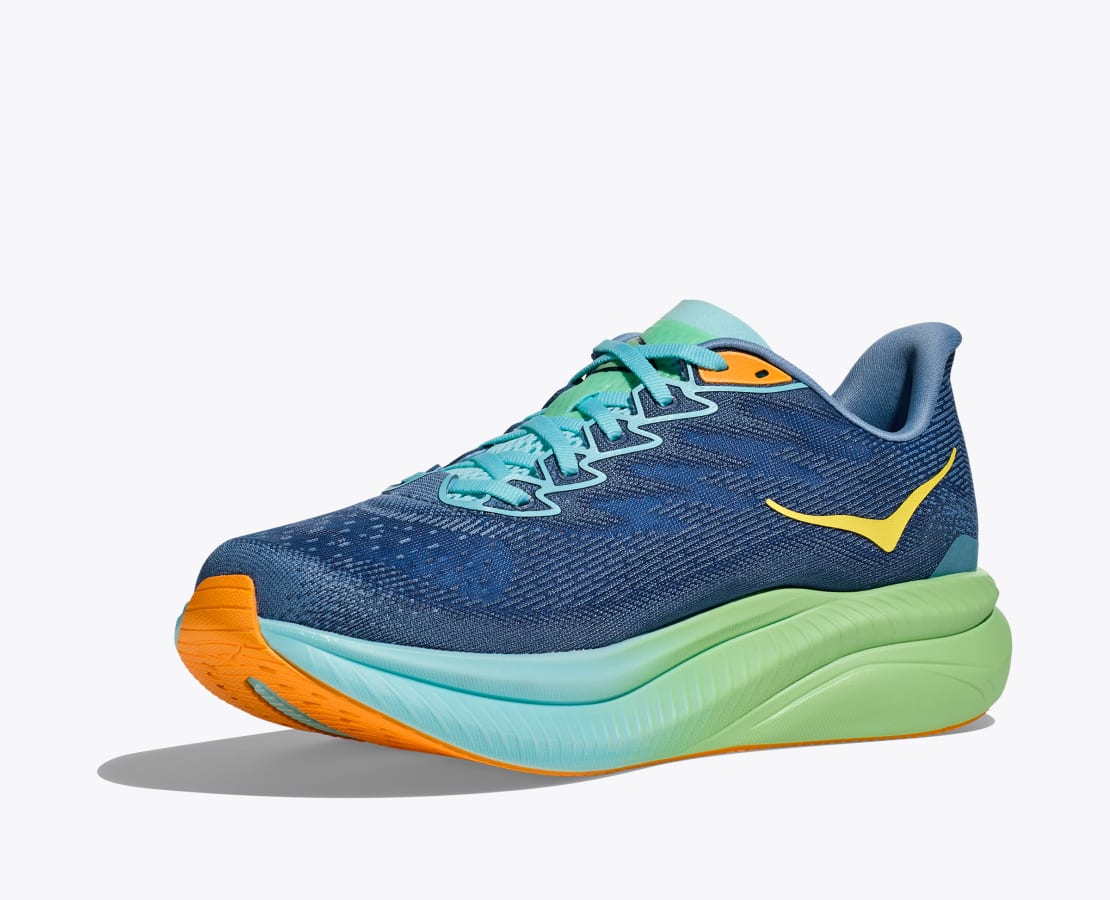 Hoka Mach 6 Running Shoes for Men - Lightweight Race Shoes in Dusk Shadow | Perfect for Marathon Training & Road Racing