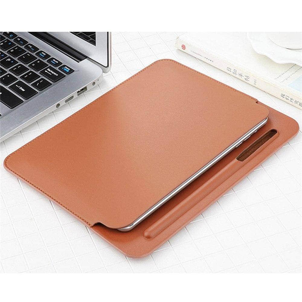 Premium Faux Leather iPad Mini 5 Case with Pen Holder - Slim Protective Sleeve Pouch for Apple iPad Mini 5th Gen (2019) | Perfect for Work, Travel & School Use