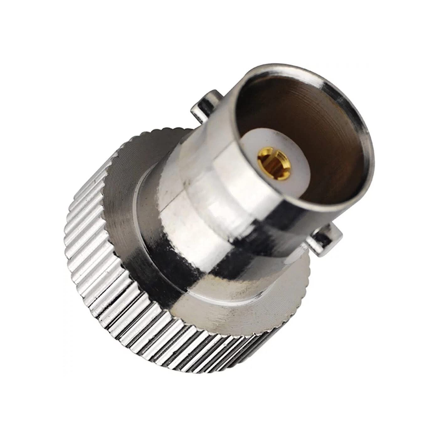 SMA Male to BNC Female RF Coaxial Adapter Connector - High Frequency RF Coax Converter for Ham Radio, CCTV, Antenna & Test Equipment