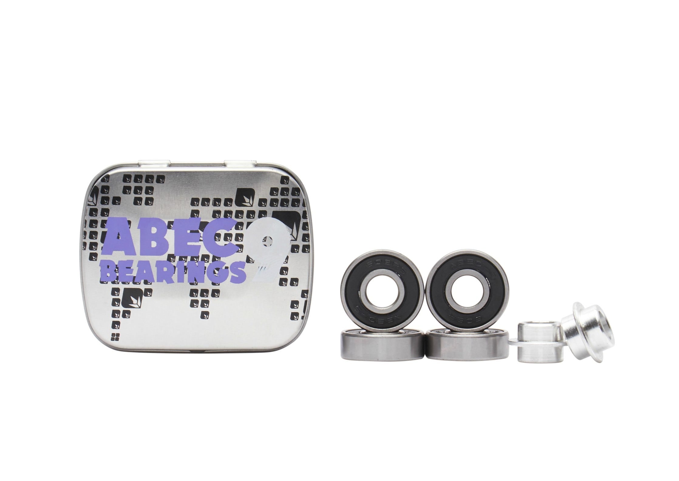 Premium ABEC-9 Bearings for Skateboards & Longboards - High-Speed Precision Performance for Smooth Rides | Perfect for Street Skating, Downhill & Park Riding