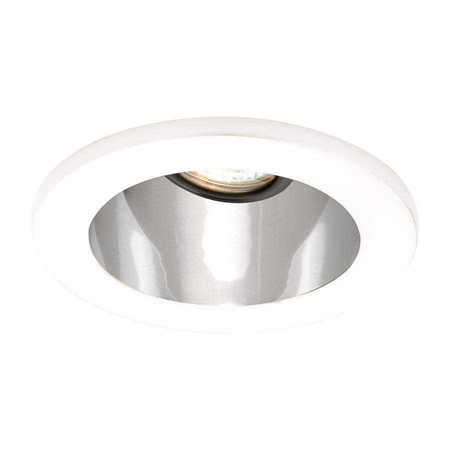 4 Inch Low Voltage LED Trim Light - Specular Clear/White Finish - Perfect for Under Cabinet, Cove, and Stair Lighting