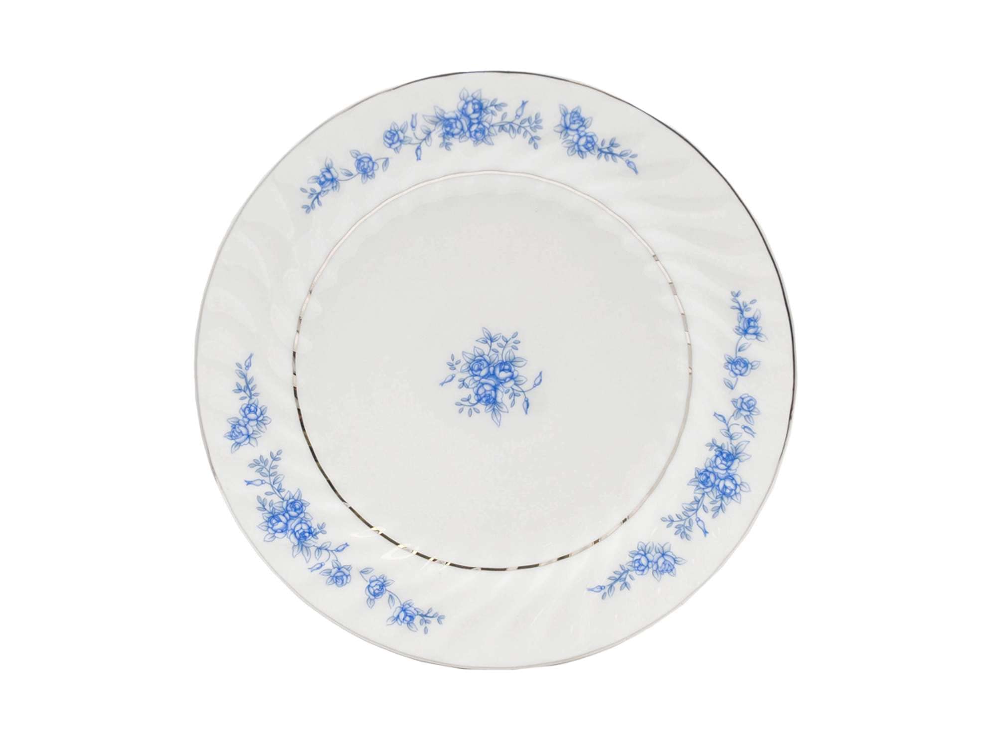 Lynns Paradise 10.5 Inch Porcelain Dinner Plates - Elegant Royal Rose Floral Design for Fine Dining, Wedding Registry & Home Decor