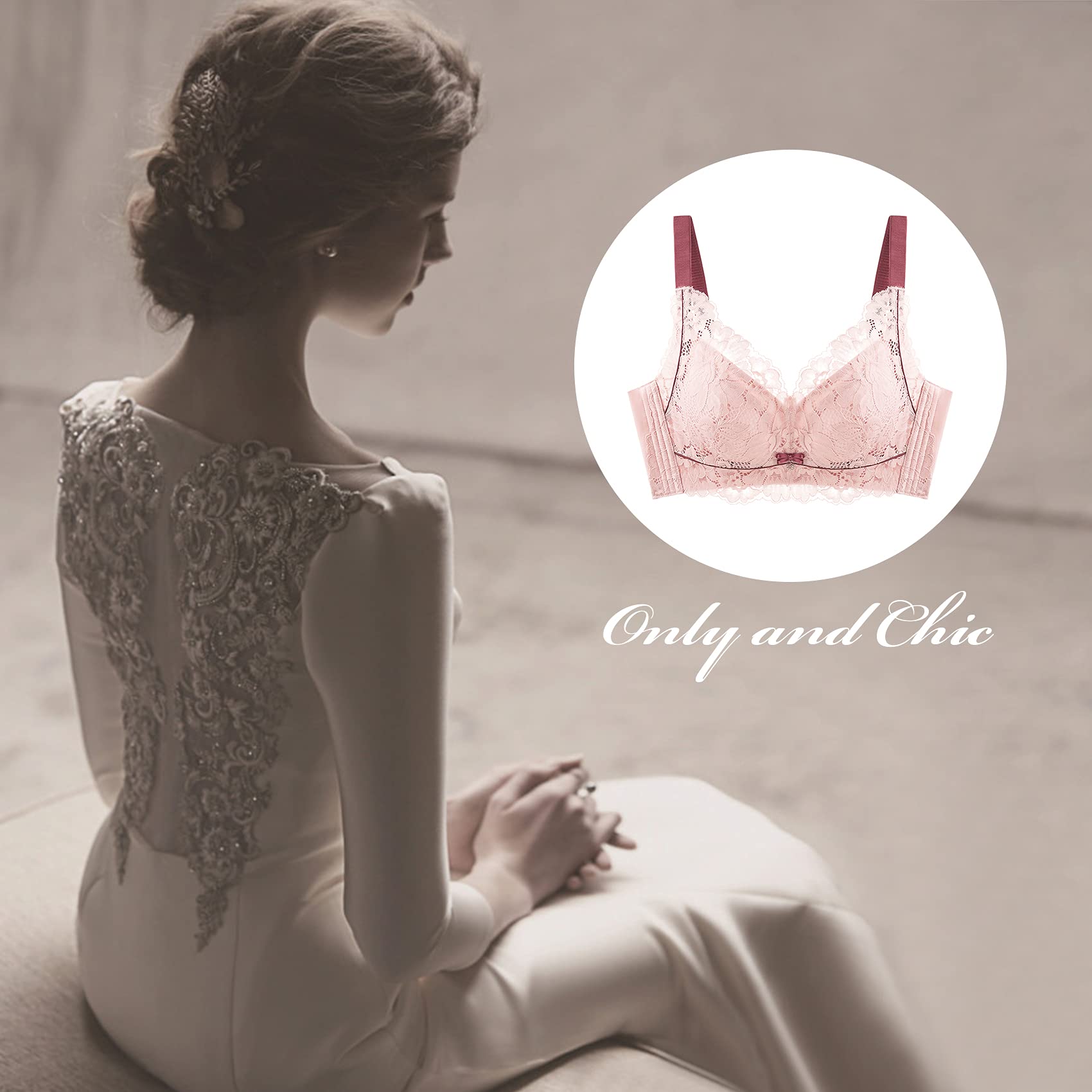 Baetty Wireless Bras for Women - No Underwire, Unpadded Full Coverage Comfort Bra 4548 | Perfect for Yoga, Sleeping & Everyday Wear