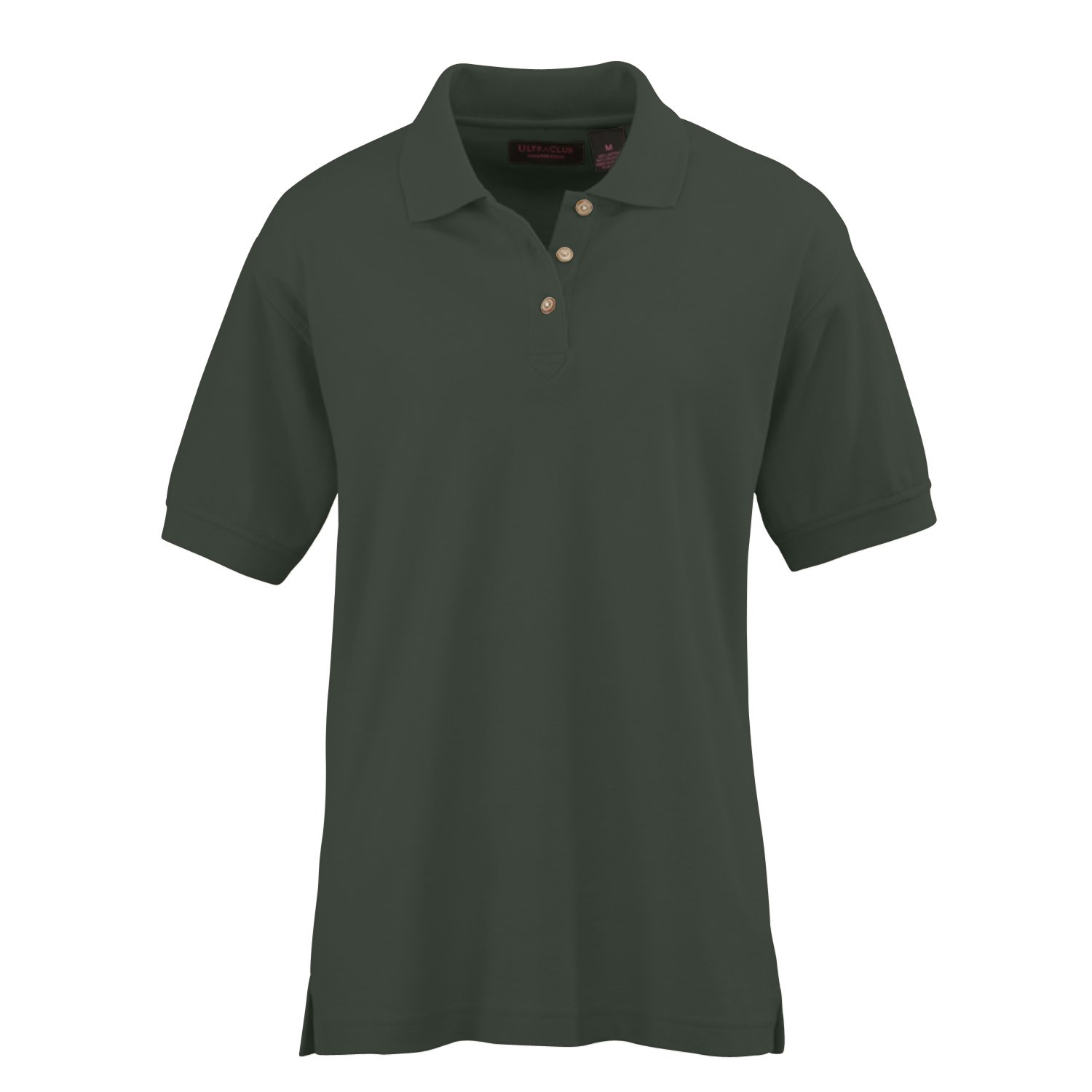 UltraClub 8541 Women's Whisper Pique Polo Shirt - Apple Green - Breathable & Comfortable Golf & Tennis Top for Active Lifestyle