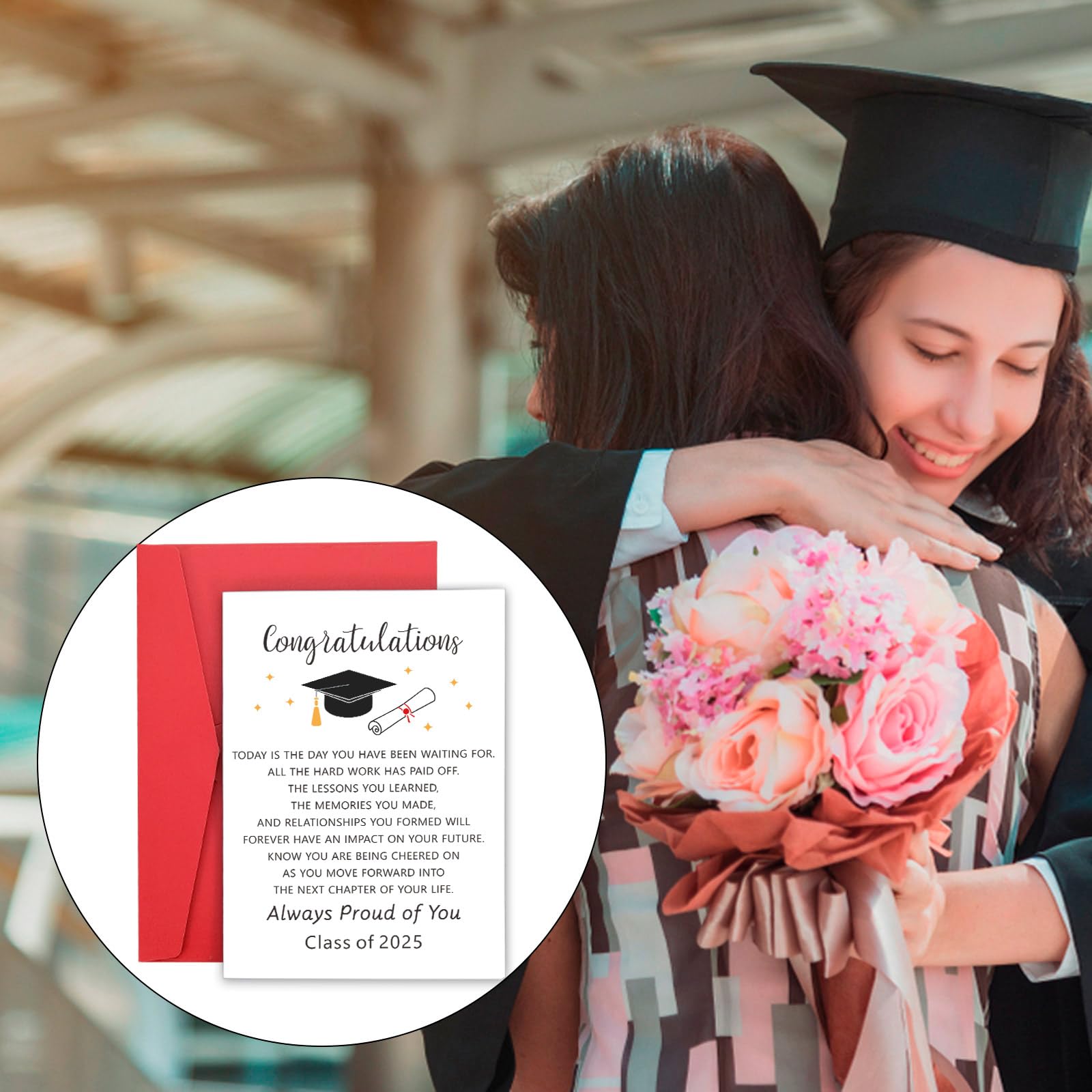 Class of 2025 Graduation Gifts for Him & Her - Bulk Graduation Cards, Announcements & Decor - Perfect for High School Seniors, College Graduates - Great as Christmas Stocking Stuffers & Celebration Gifts