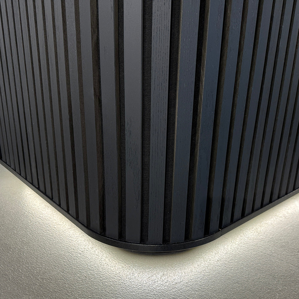 Modern HALO Reception Desk 180cm Black - Premium Office Furniture for Hotels, Corporate Lobbies & Professional Workspaces