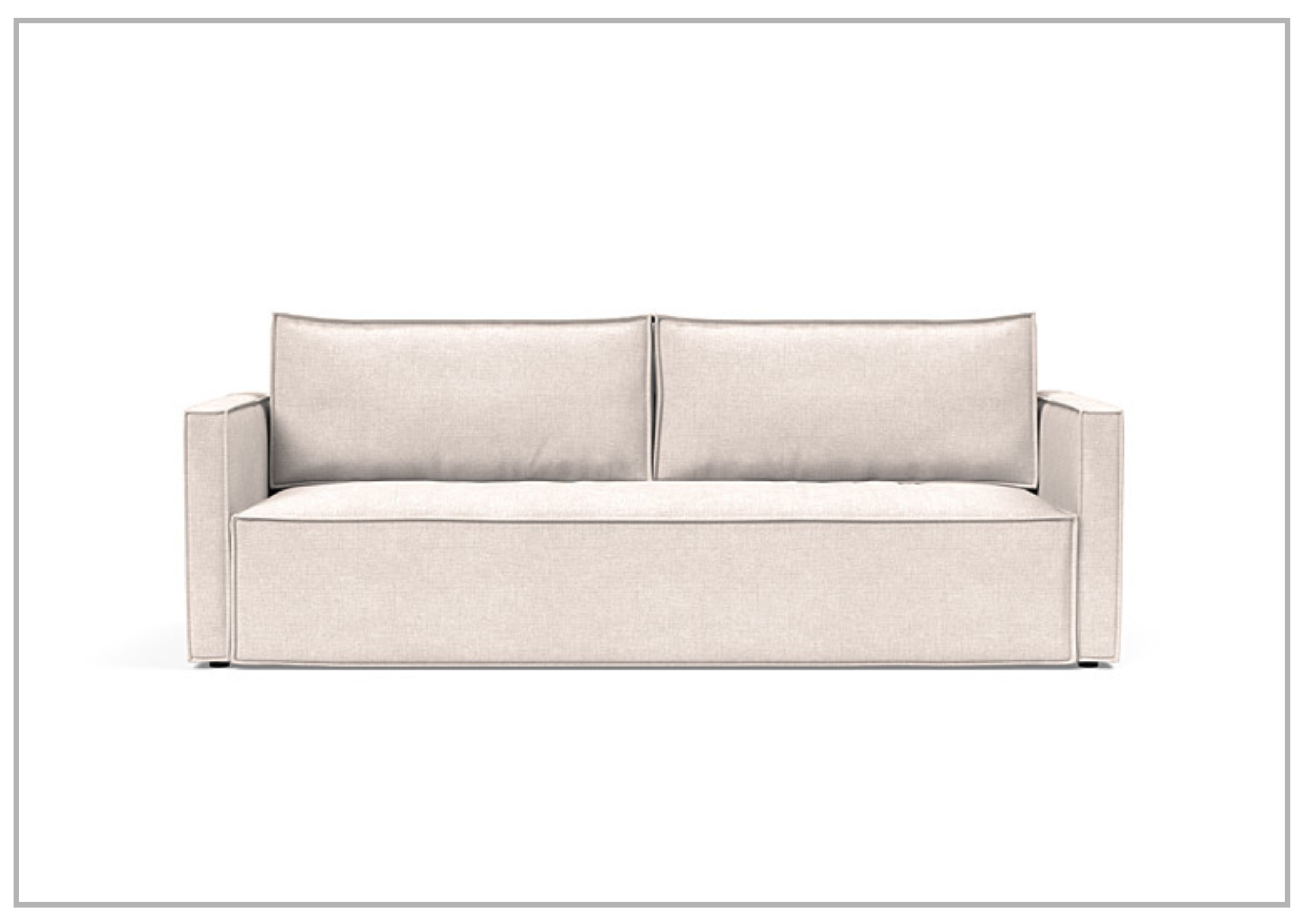 Innovation Living Newilla 2-Seater Convertible Fabric Sofa Bed - Comfortable Sleeper Sofa for Small Spaces, Guest Rooms & Apartments