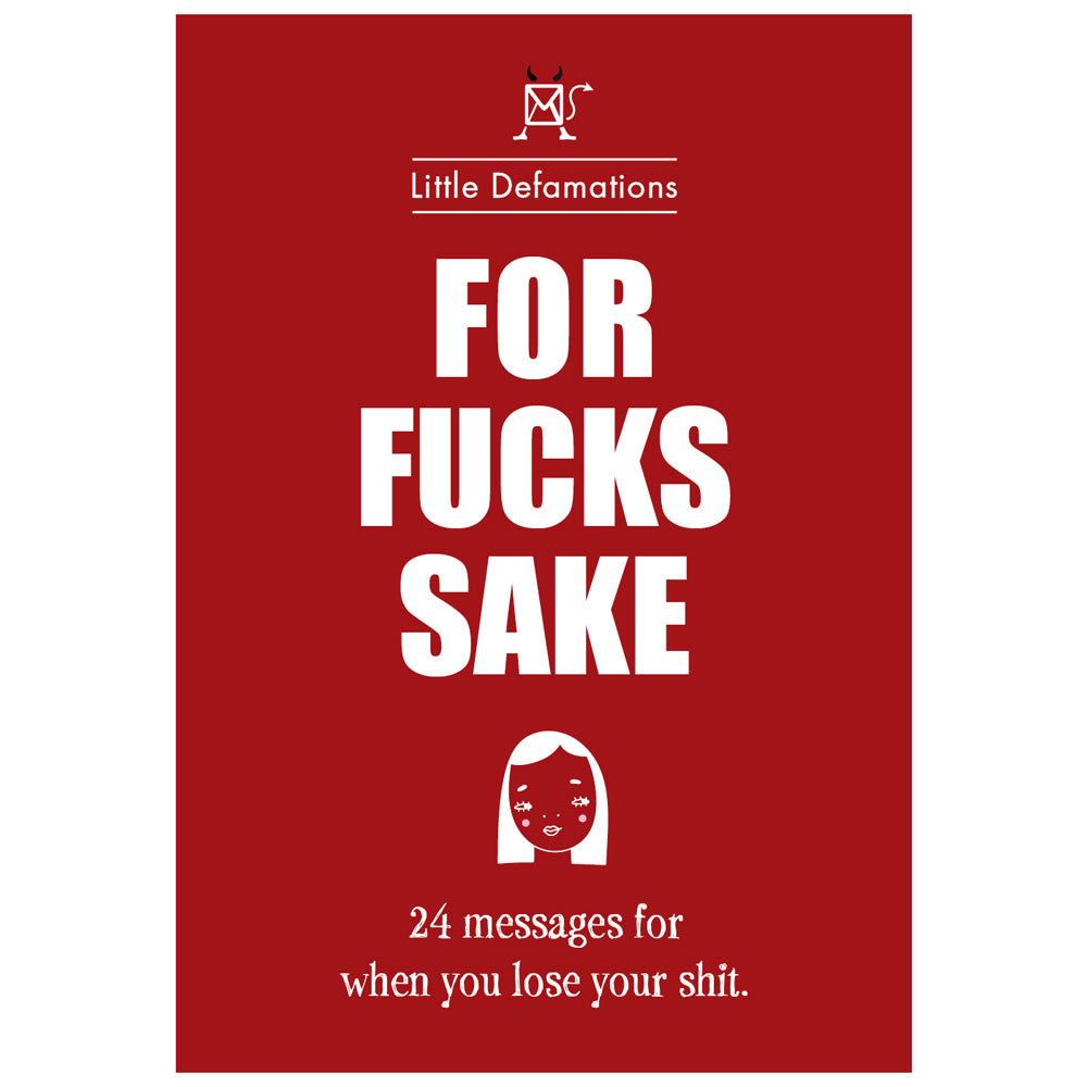 Funny Swear Word Greeting Cards - For Fuck's Sake Humor Cards for Adults | Perfect for Birthdays, Parties & Venting Frustrations