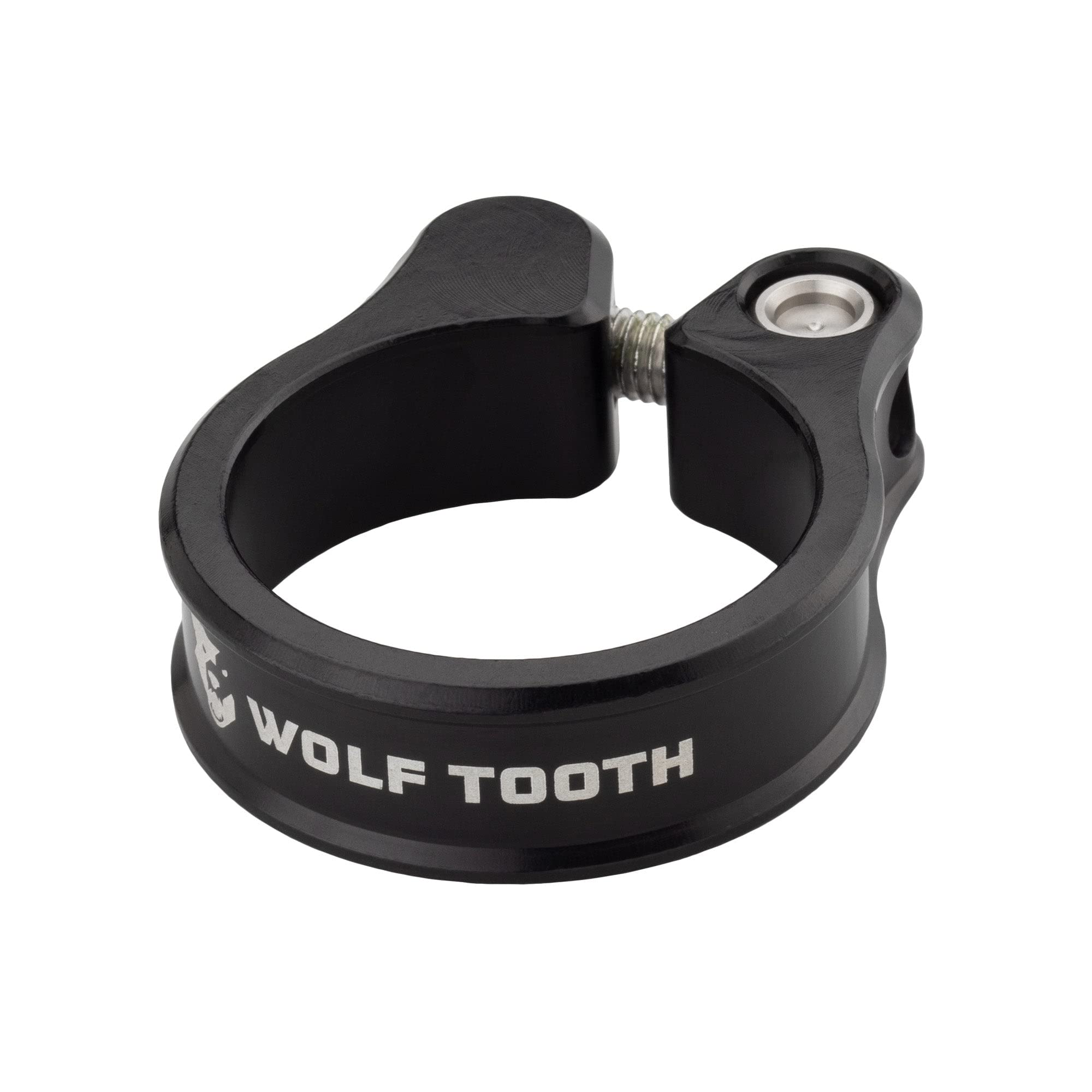 Wolf Tooth Precision-Machined Seatpost Clamp - Lightweight MTB Bike Seat Clamp for Mountain Bikes - Perfect for Trail Riding and Bikepacking Adventures