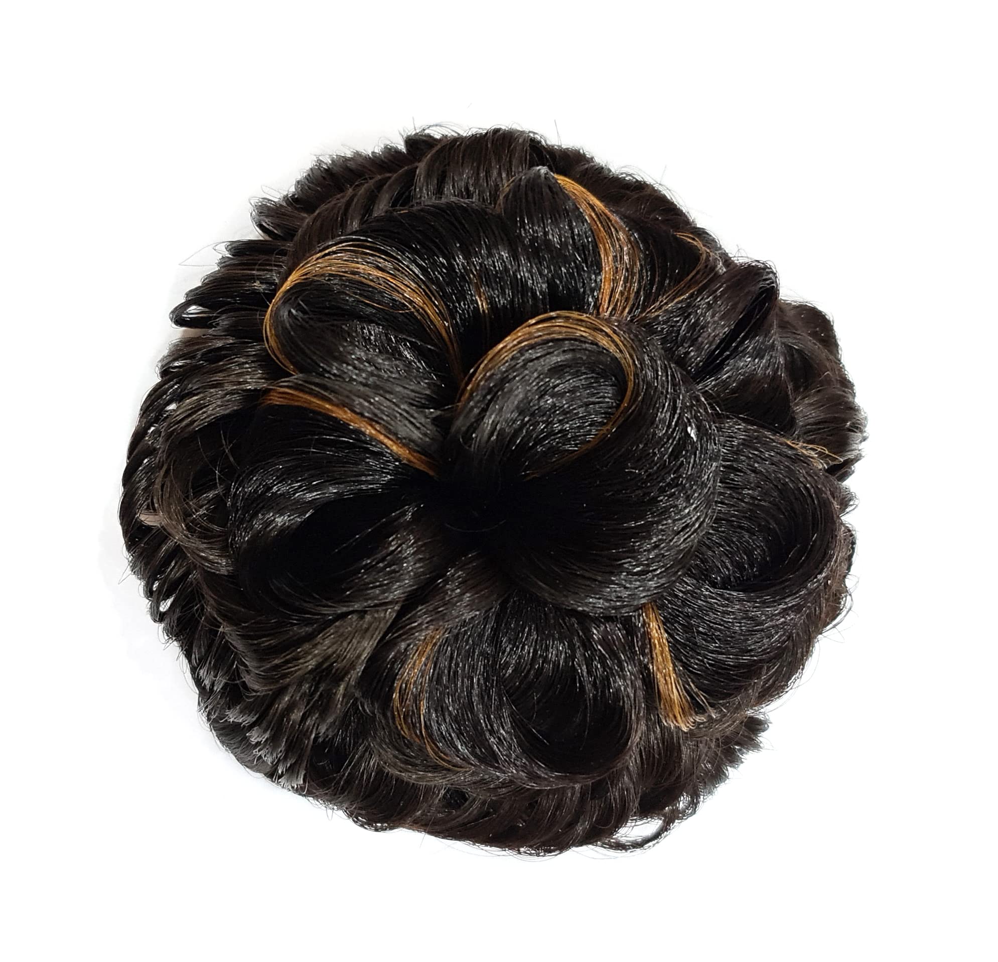 Foreign Holics Bun Maker Hair Accessories - Black Hair Scrunches & Bun Extensions for Women | Perfect for Workouts, Yoga & Everyday Hairstyles
