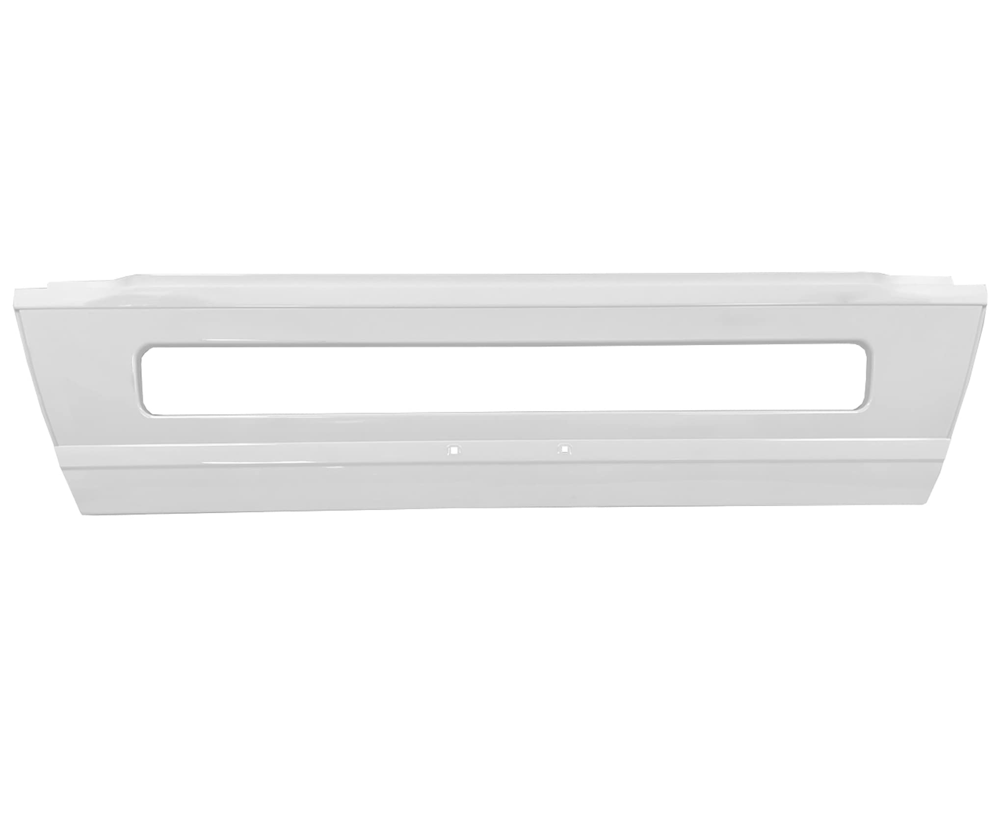 Volvo VNL 2016-2017 Style Center Bumper P3029 - Glacier White Painted Semi Truck Replacement Part for Improved Aerodynamics & Protection