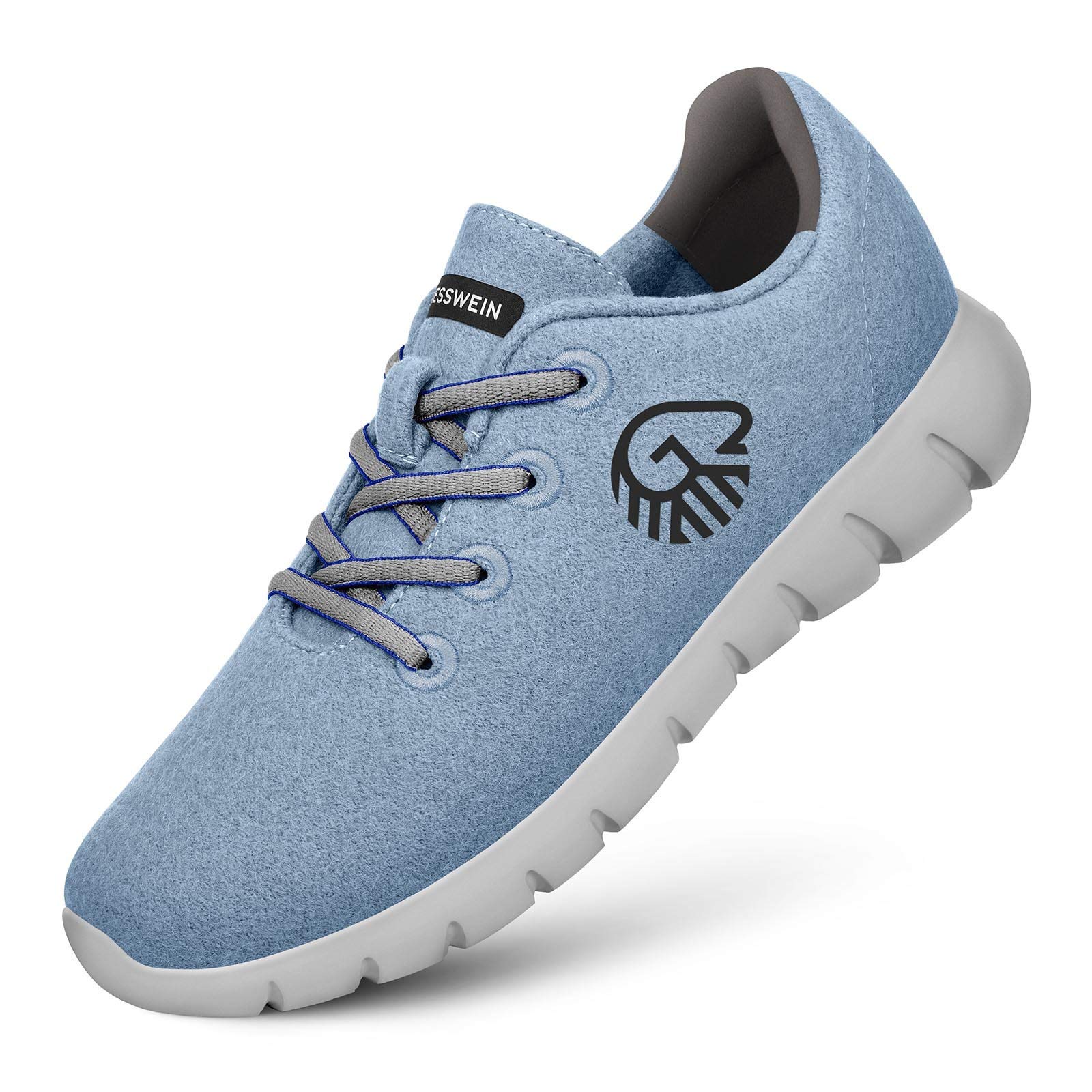 Giesswein Men's Merino Wool Sneakers - 100% Breathable Wool Runners for Men | Sporty & Casual Low-Top Shoes for Walking, Running & Everyday Comfort