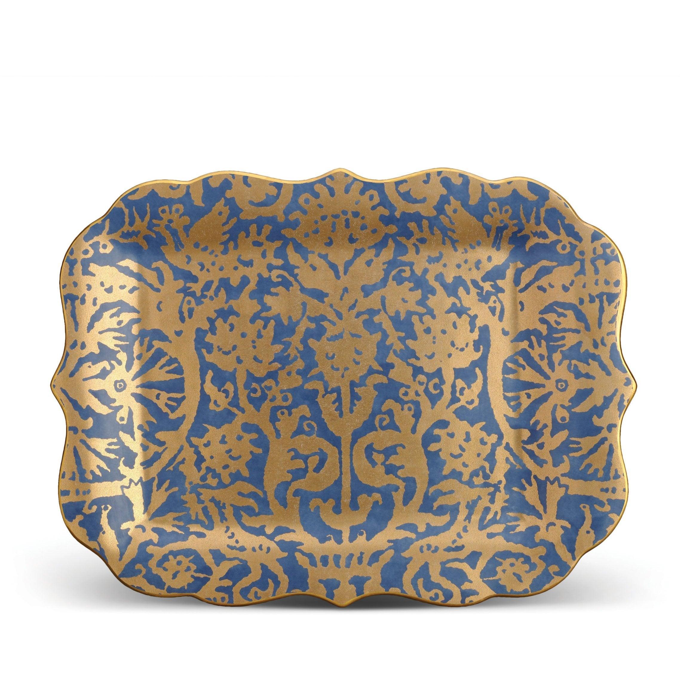 Fortuny Pergolesi Rectangular Platter - Elegant Serving Tray for Dining, Entertaining & Home Decor | Perfect for Parties, Weddings & Holiday Gatherings
