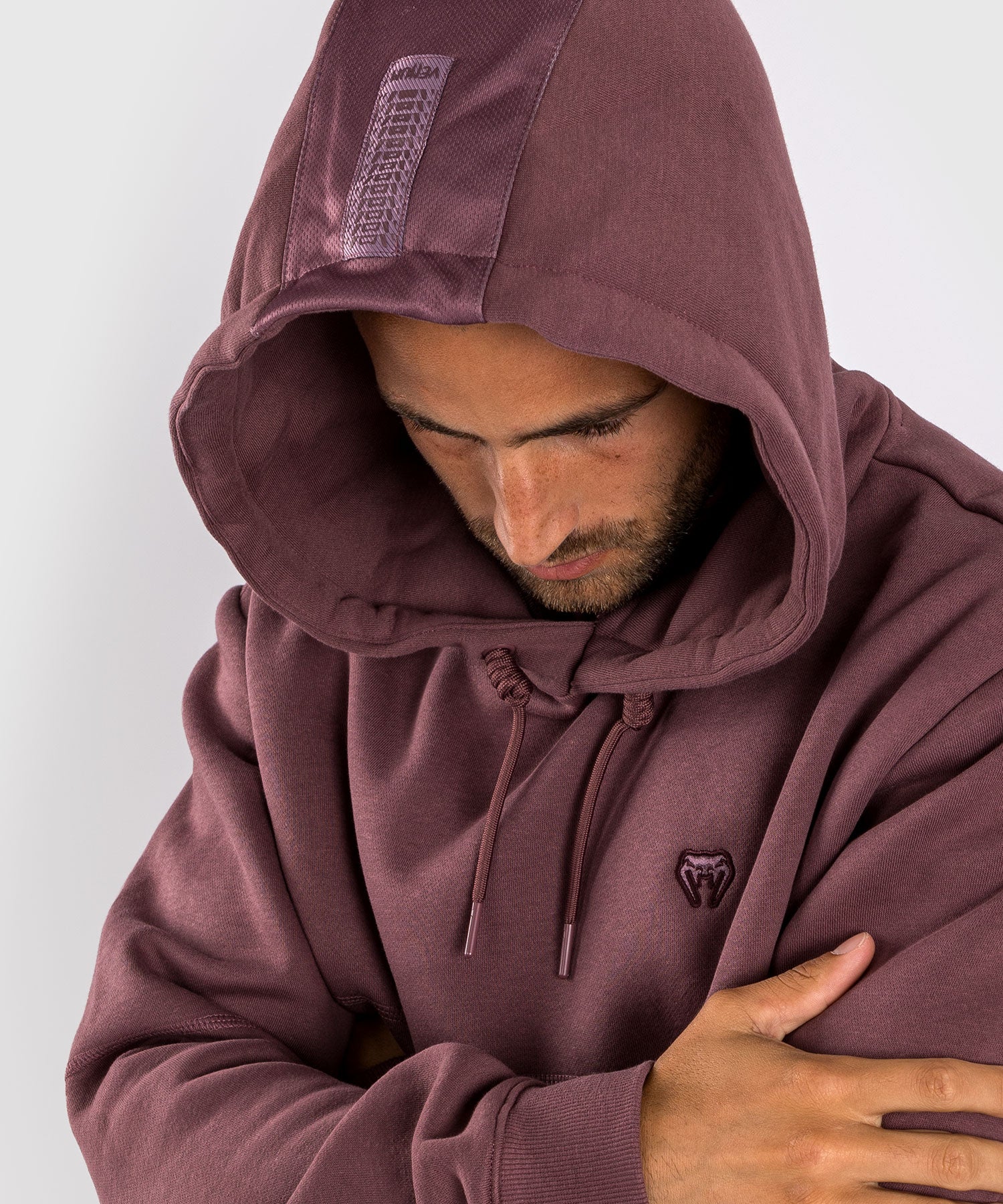 Venum Silent Power Hoodie - Lightweight & Breathable Training Hooded Sweatshirt for Men & Women - Perfect for Gym, Running & Outdoor Activities - Brown