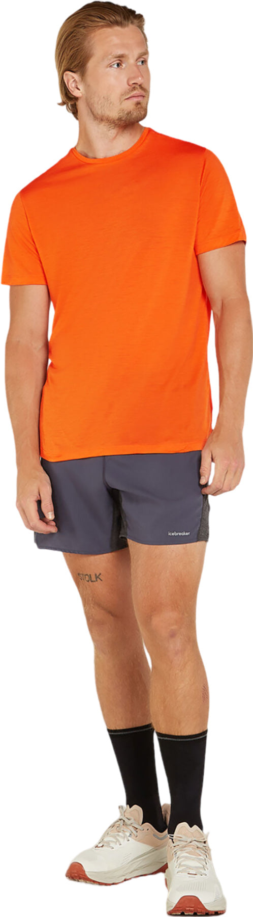 125 Cool Lite Sphere III Merino Blend Short Sleeve T-Shirt for Men - Breathable & Lightweight Performance Shirt for Hiking, Travel & Outdoor Activities