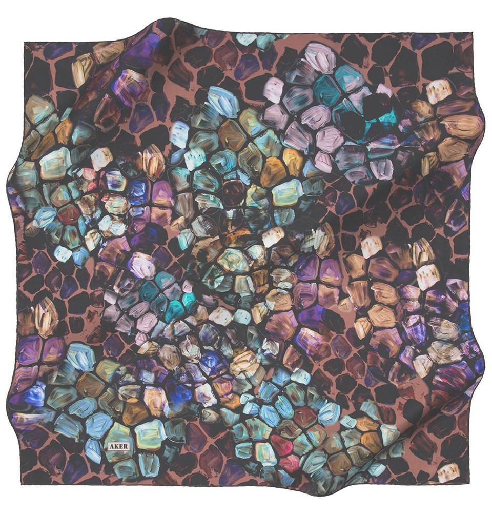 Premium Aker Silk Cotton Square Hijab Scarf 7295-411 - Soft Breathable Muslim Headscarf for Women, Perfect for Daily Wear, Prayer & Special Occasions