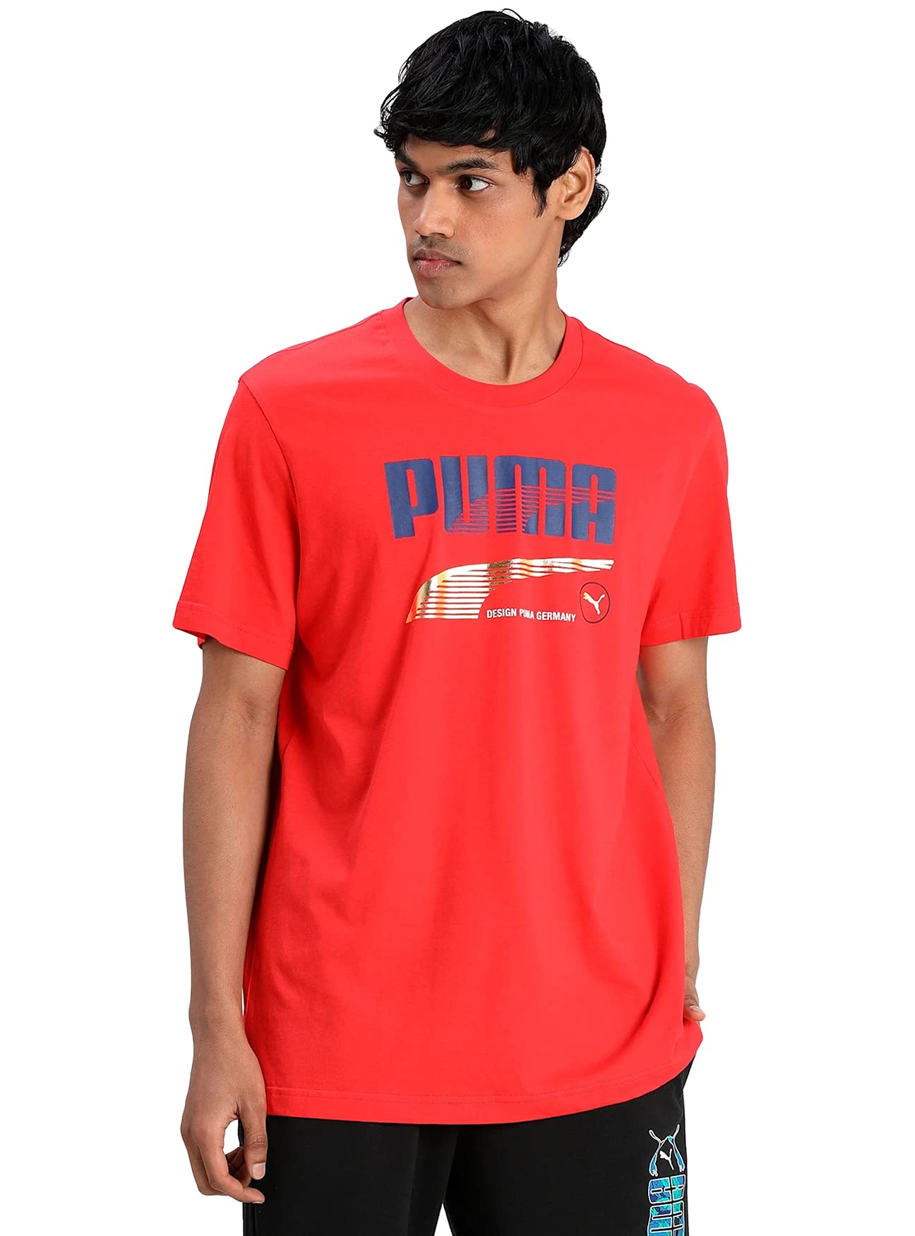 PUMA Men's Decor 8 Graphic T-Shirt - Comfortable Cotton Tee for Casual Wear, Street Style & Everyday Outfits | Trendy Printed Shirt for Men's Fashion