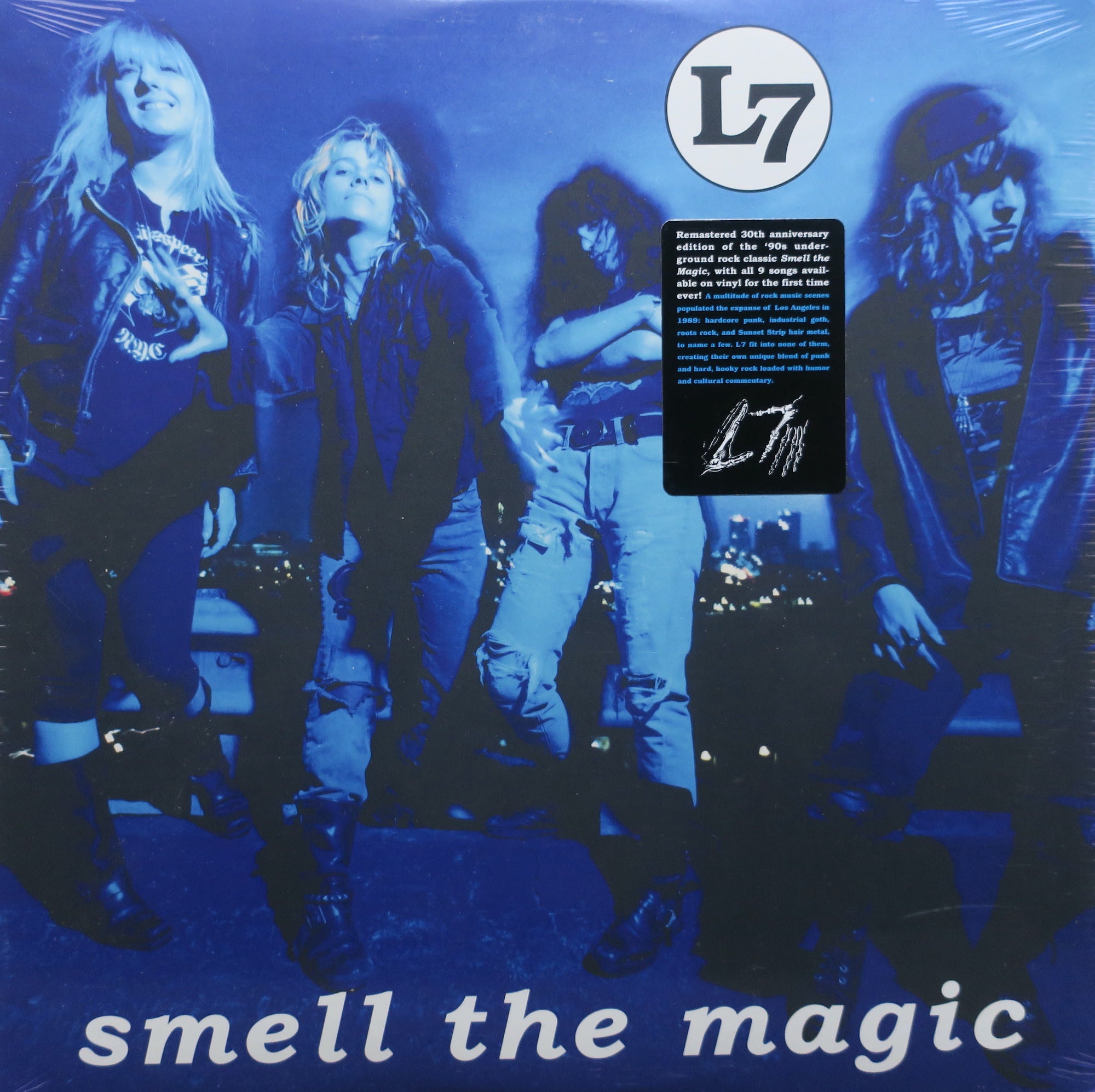 L7 'Smell The Magic' Vinyl LP Record - 90s Alternative Rock Music Album - Perfect for Collectors & Music Enthusiasts - Great for Home Listening & Vinyl Collections