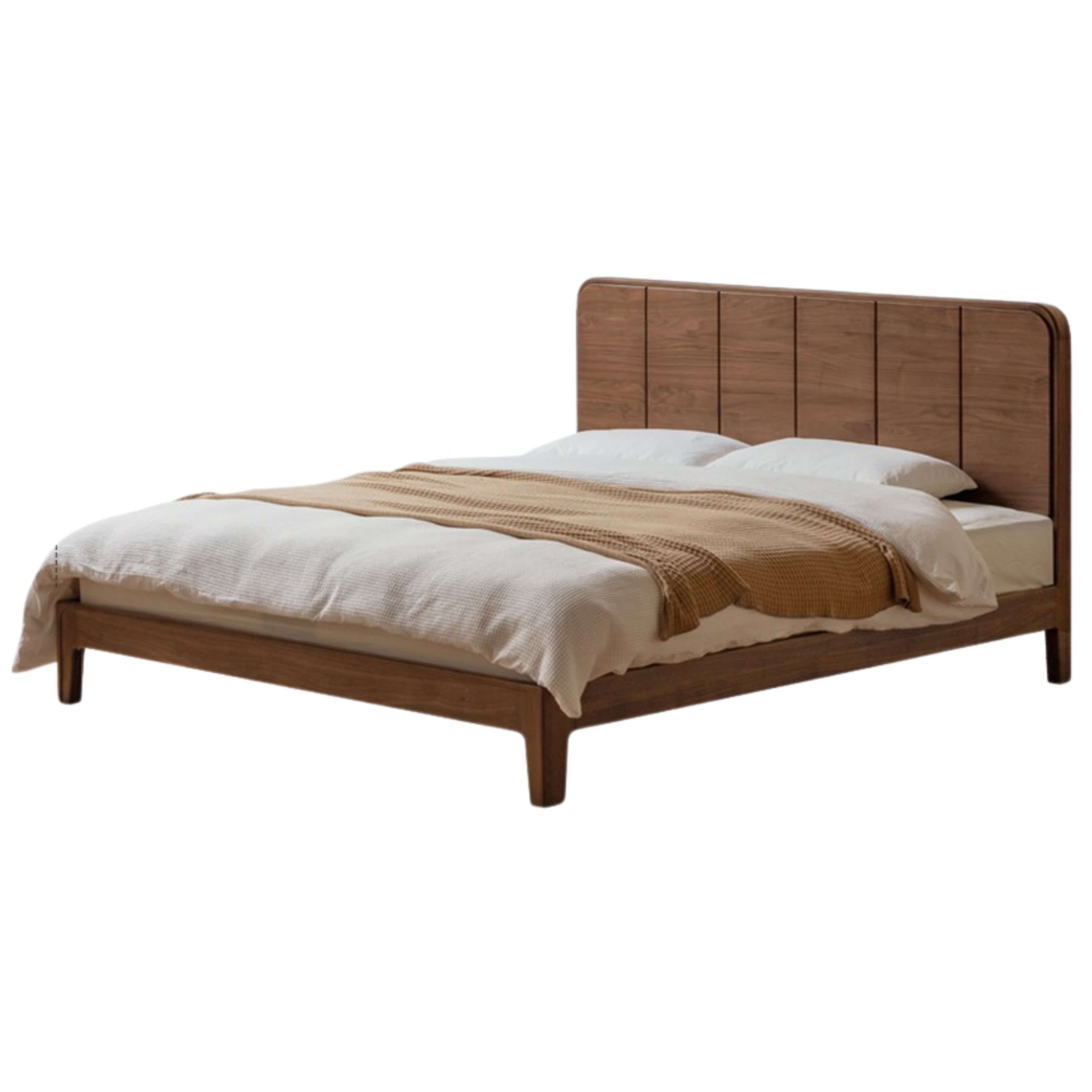 Rich Dark Walnut color / Big bed