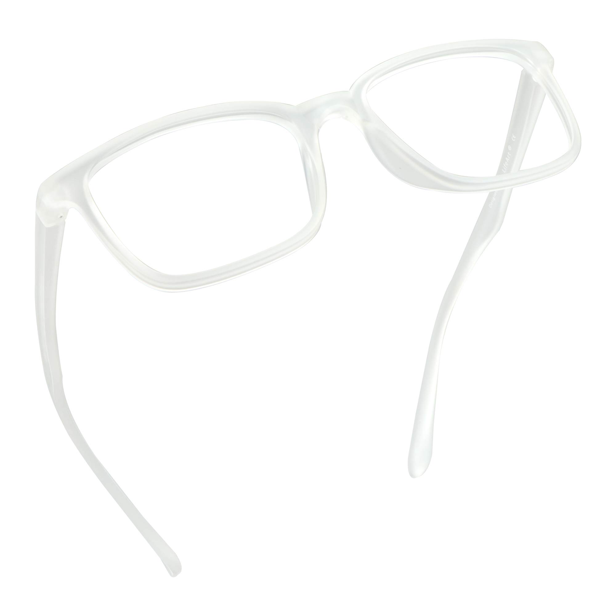 LifeArt Blue Light Blocking Reading Glasses - Anti-Eyestrain Computer Glasses for Men & Women - Gaming & TV Glasses with Anti-Glare Coating - Perfect for Office Work, Screen Time & Nighttime Reading