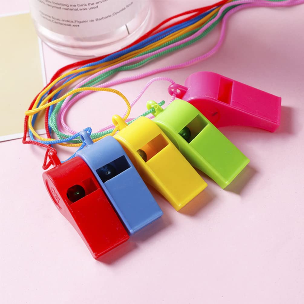 24pcs Kids Sports Whistles - Outdoor & Travel Toys for Children - Playtime & Racing Games