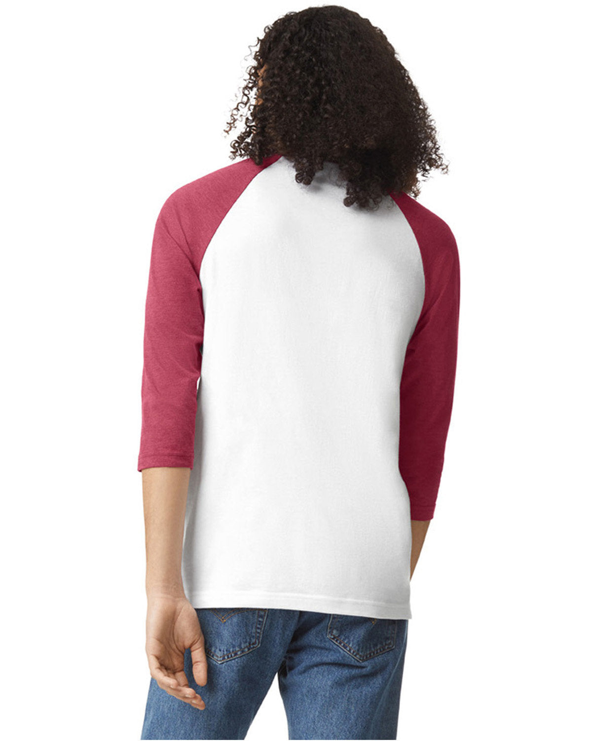 American Apparel 2003CVC Unisex Raglan T-Shirt - Soft Cotton Blend Tee for Men & Women | Perfect for Casual Wear, Gym, and Everyday Outfits