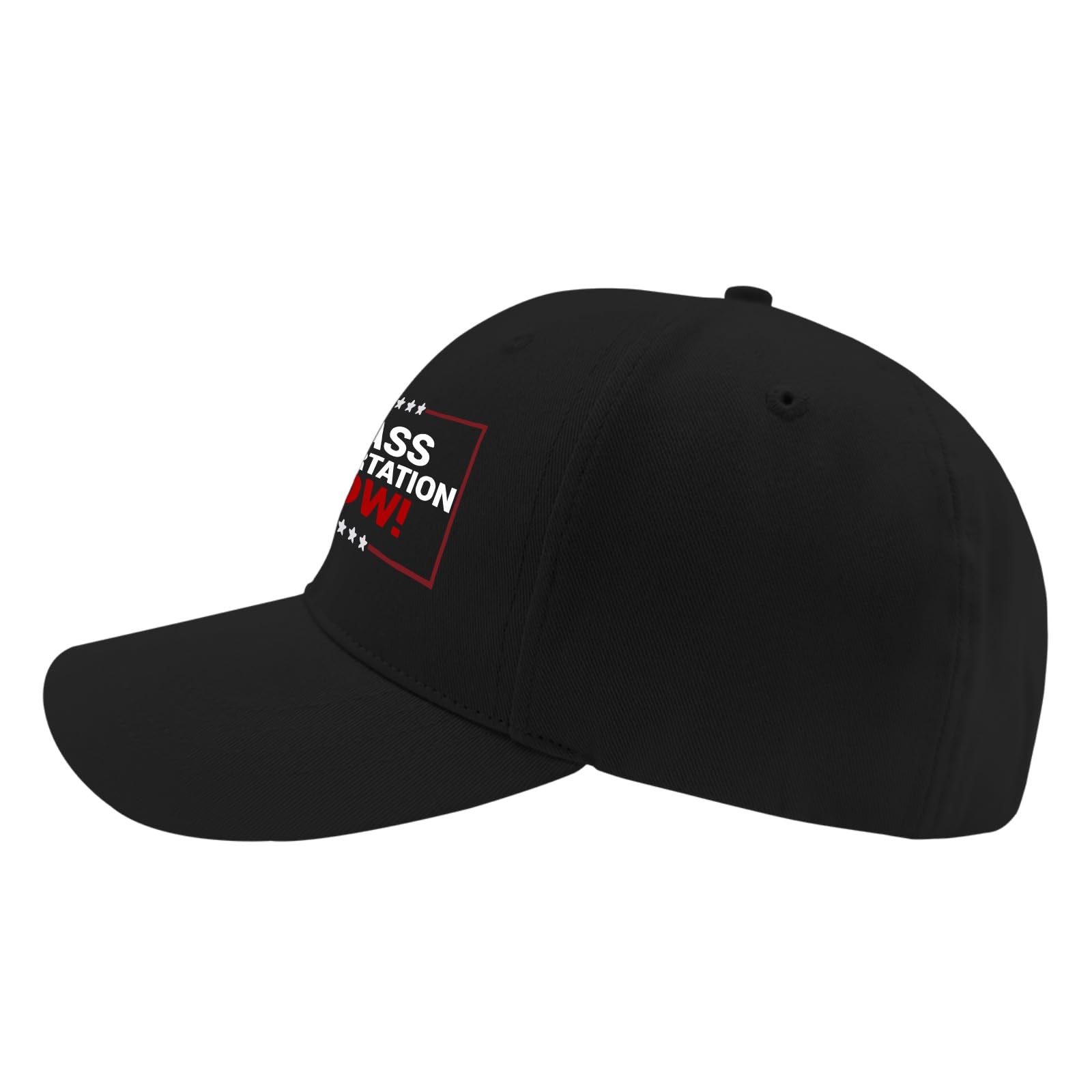 Trump 2024 Mass Deportation Baseball Cap - Breathable Men's Workout & Fashion Hat with Sun Visor - Perfect for Gym, Outdoor Activities & Political Support
