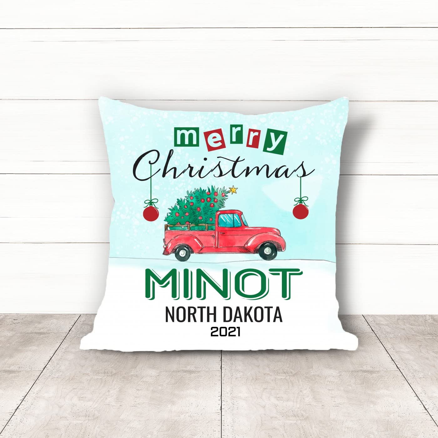 18x18 Inch Christmas Pillow Covers - Merry Holiday Home Decor for Sofa, Bedroom & Car | Festive Xmas Decorations & Autumn Throw Pillow Cases