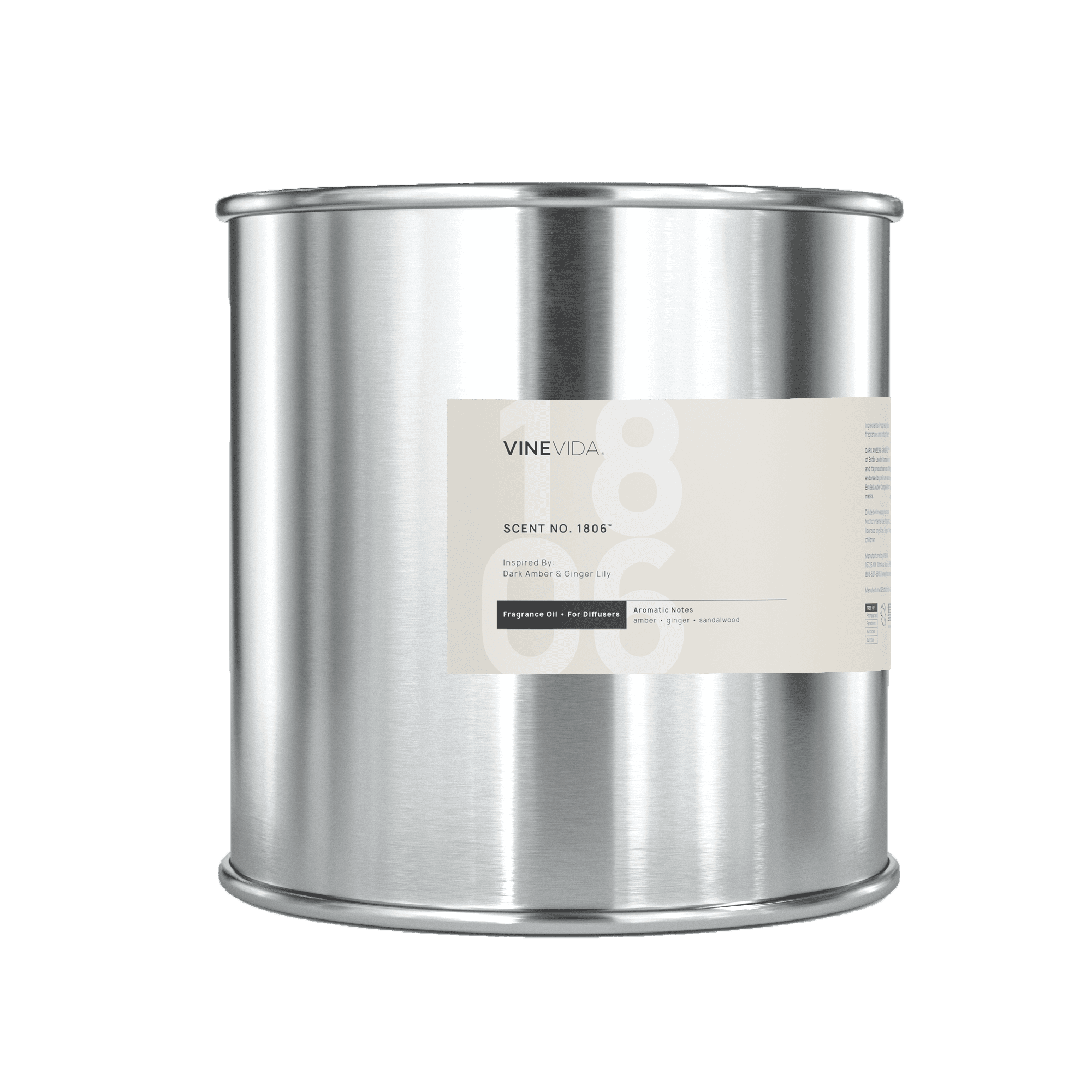 NO. 1806 Premium Fragrance Oil for Cold Air Diffusers - Inspired by Jo Malone Dark Amber & Ginger Lily | Aromatherapy, Home & Office Scenting