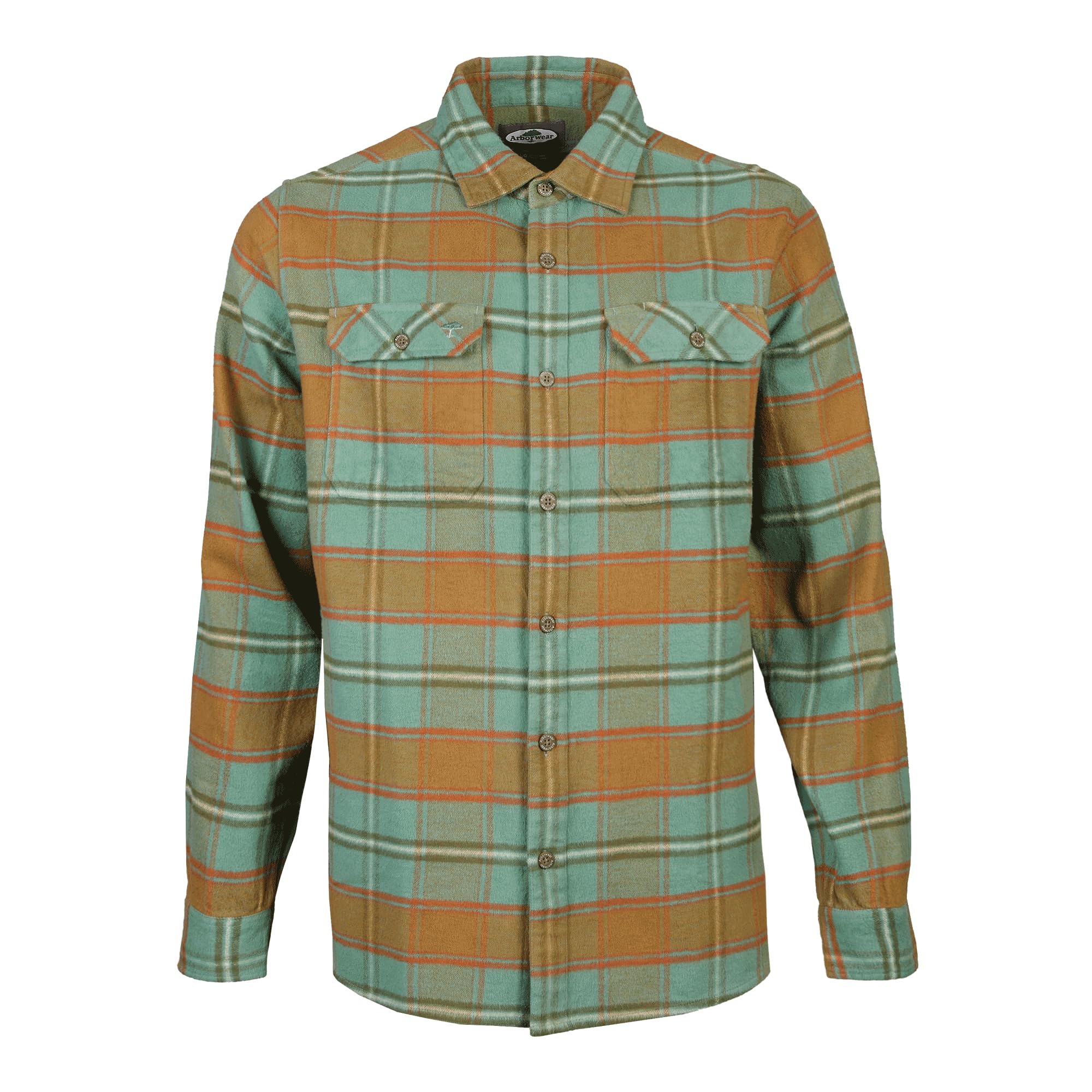 Arborwear Men's 205542 Chagrin Flannel Shirt - Soft Cotton Plaid Work Shirt for Outdoor Activities, Camping & Casual Wear