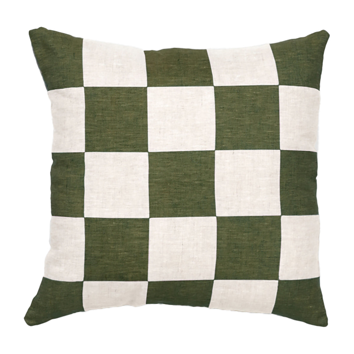 Large Square Checkered Cushion - Stylish Home Decor for Sofa, Bed & Living Room - Perfect for Cozy Comfort & Modern Interior Design