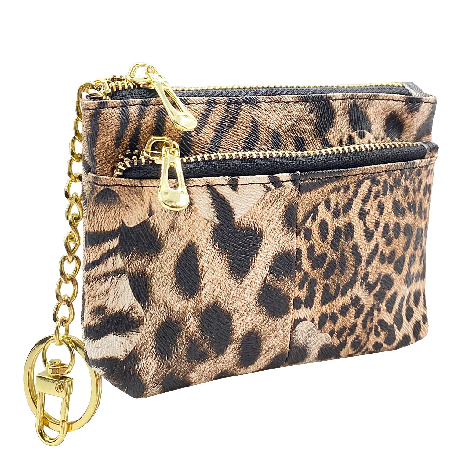 Beurlike Women's RFID Blocking Coin Purse - Small Leather Card Holder & Keychain Wallet for Credit Cards, Cash, and Change | Perfect for Travel, Shopping, and Everyday Use