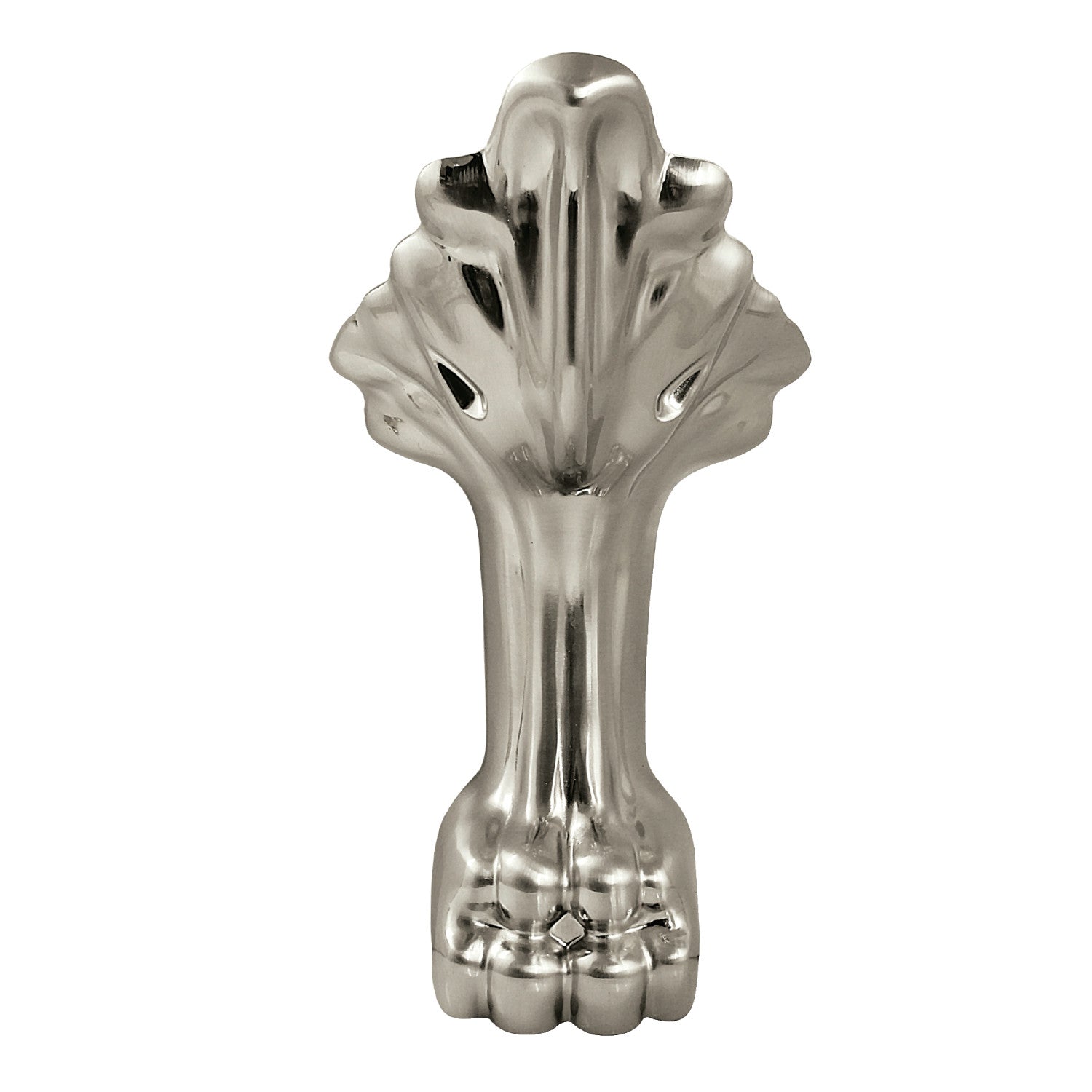 Aqua Eden VFMCWA8 4-Piece Lion Paw Aluminum Tub Feet Set - Brushed Nickel Finish for Bathtub & Freestanding Tub Support - Perfect for Bathroom Renovation & Spa Style Decor
