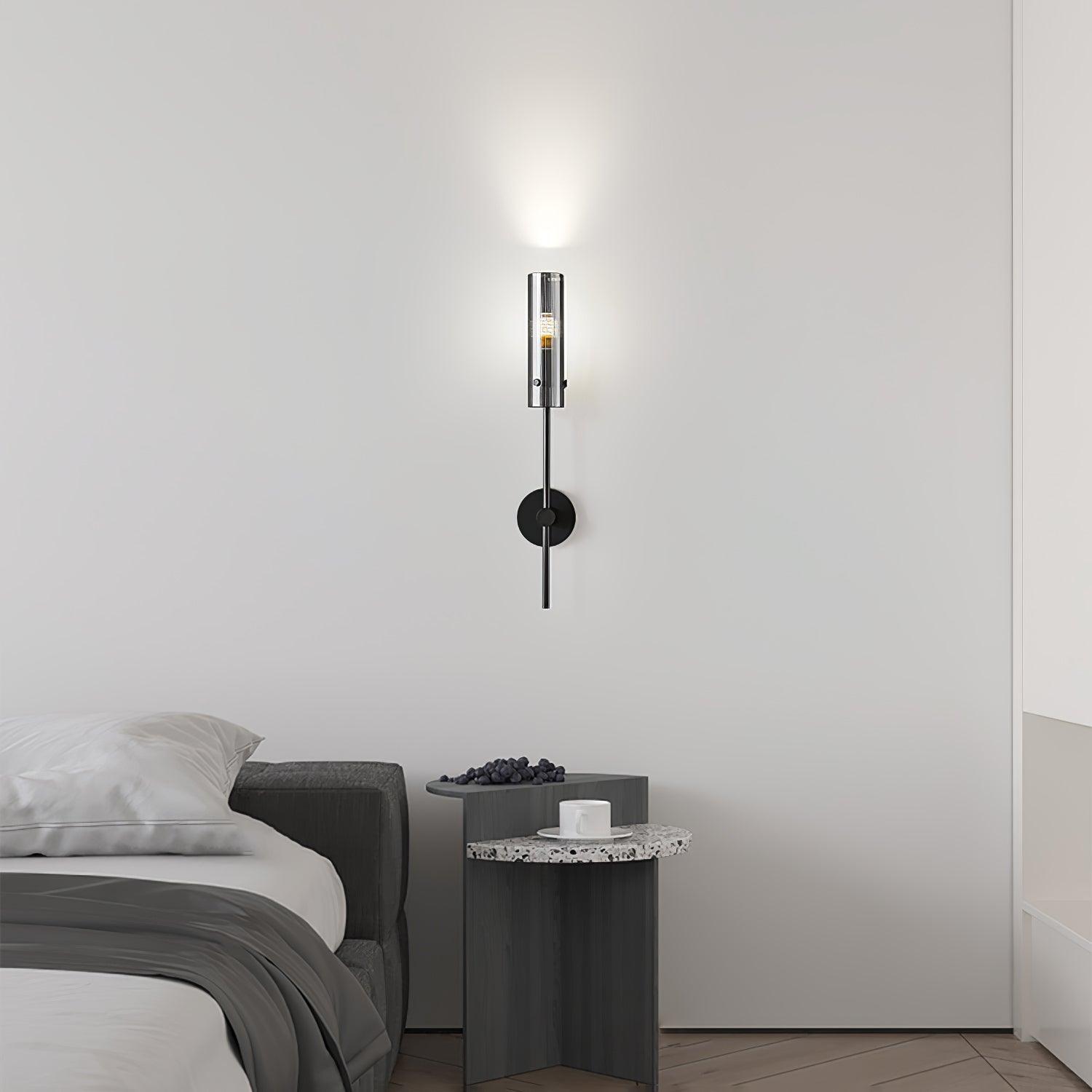 Eclat Vertica Modern Wall Lamp - Sleek LED Sconce Lighting for Bedroom, Living Room & Hallway - Energy Efficient Home Decor