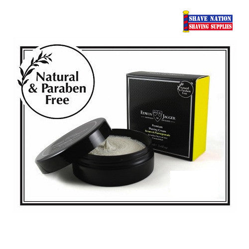 Edwin Jagger Shaving Cream for Men - Limes & Pomegranate Scent, Moisturizing & Smooth Shave, Vegan & Cruelty-Free - Perfect for Daily Grooming & Travel