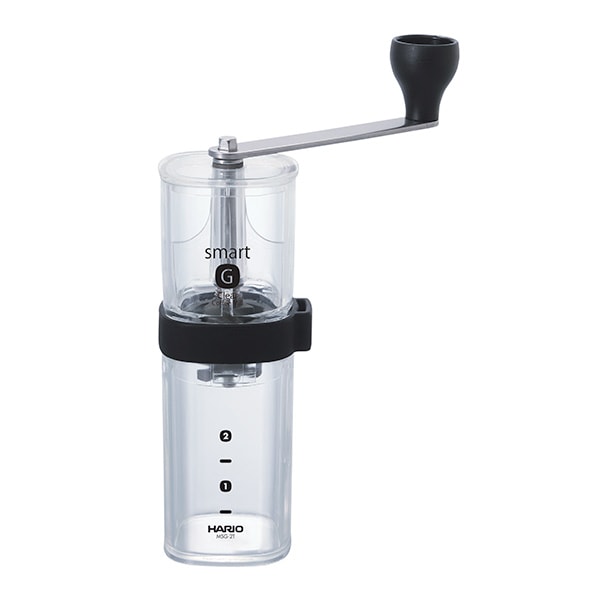 Hario Smart G Coffee Grinder - Manual Ceramic Burr Mill for Espresso, French Press & Pour Over - Perfect for Home, Office & Travel Use