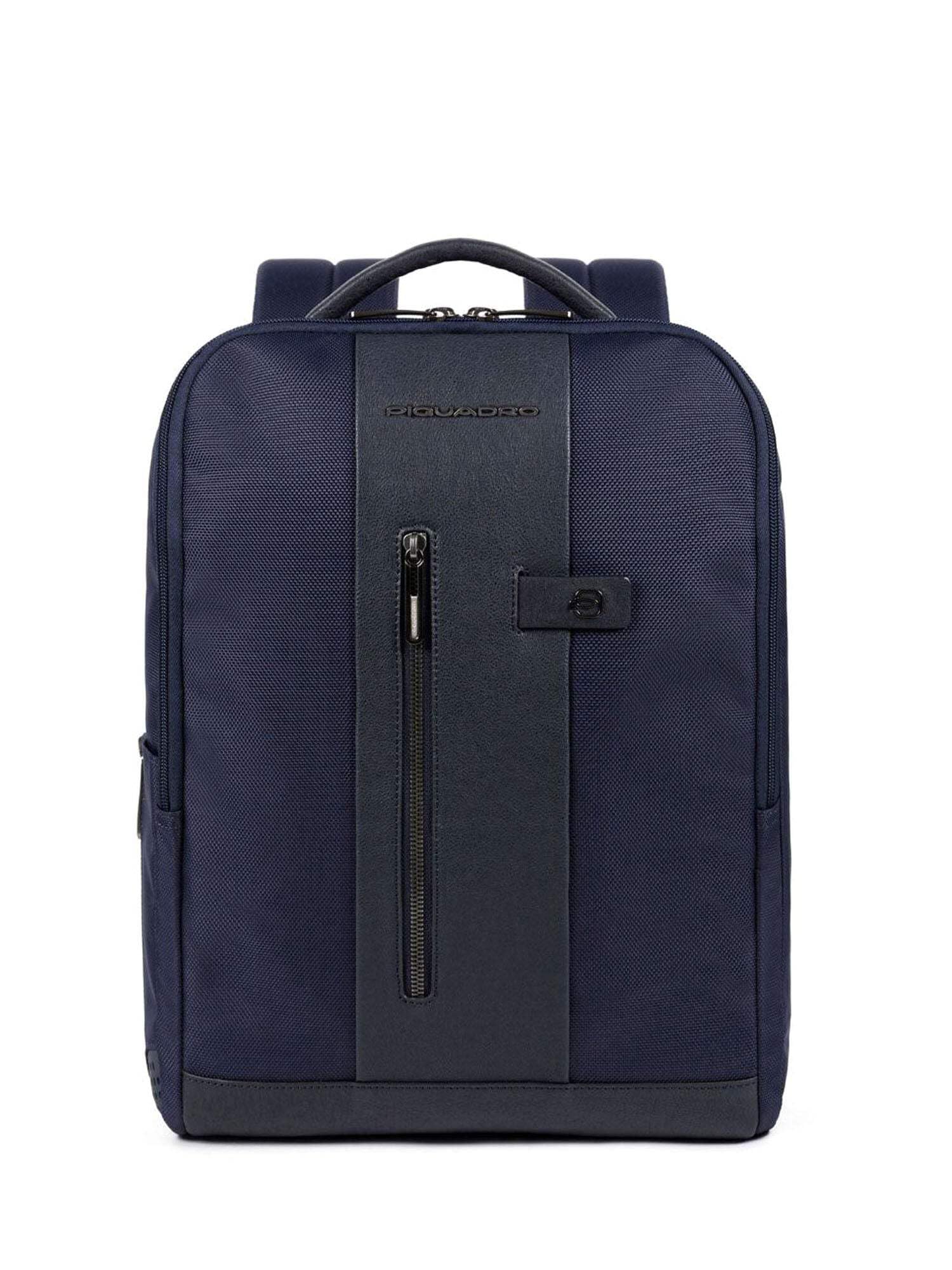 PIQUADRO Recycled Fabric Laptop Backpack with iPad® Compartment - Stylish & Durable Briefcase for Work, Travel & School