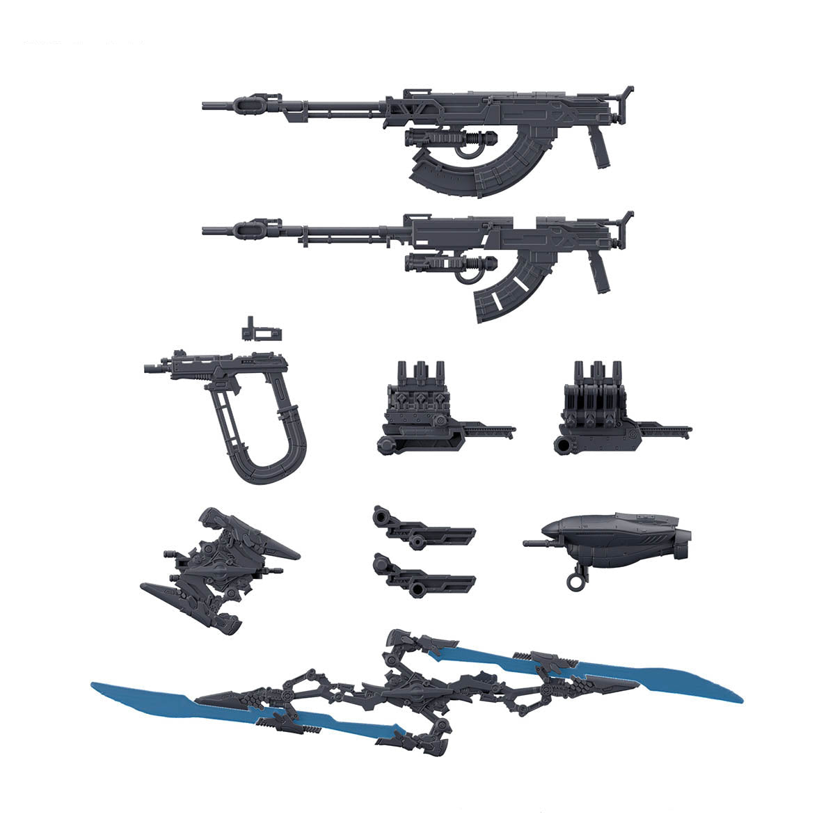 Bandai 30 Minutes Missions 30MM Option Weapon Part Set 06 (Armored Core VI: Fires of Rubicon) Model Kit - Customizable Mecha Action Figure Accessories for DIY Builders & Collectors - Perfect for Wargaming, Display, and Anime Cosplay