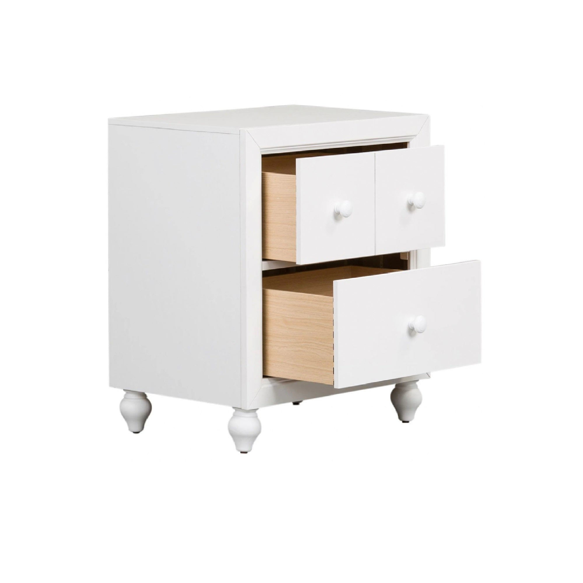 Rustic Cottage View Nightstand - Wooden Bedside Table with Drawer for Bedroom, Living Room & Guest Room - Perfect for Home Decor & Storage Solutions