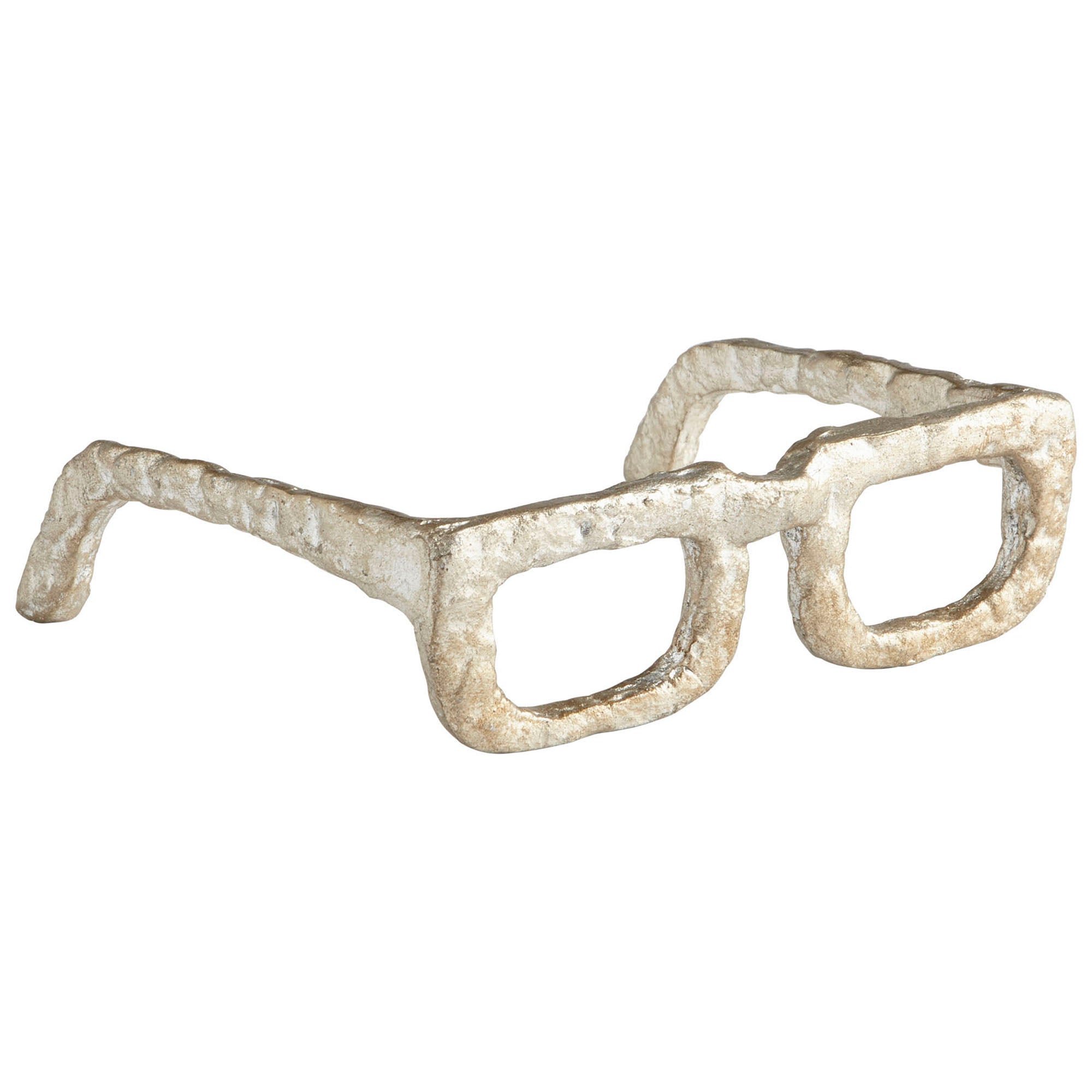Cyan Design 08827 Sculptured Spectacles - Antique Silver Medium Size | Vintage-Inspired Eyeglass Holder for Home & Office Decor